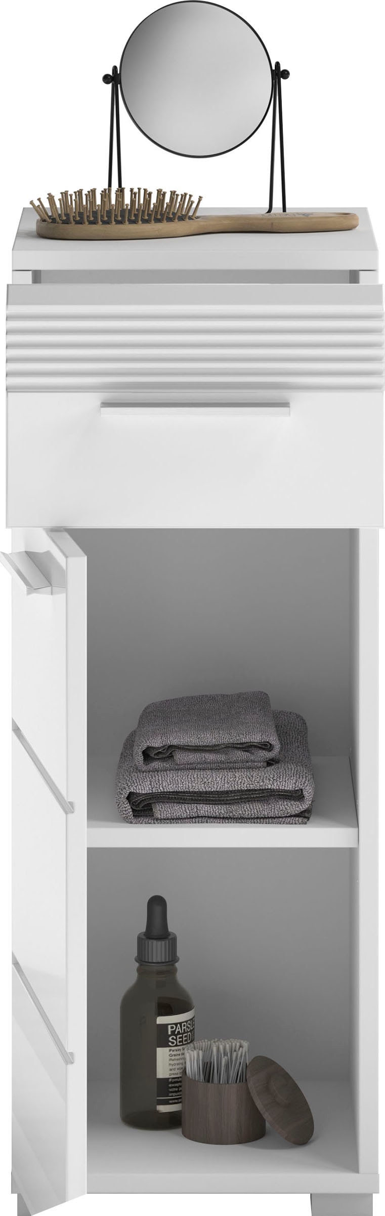 INOSIGN Unterschrank »Malmö, Breite 30 cm, 1 Tür (Türanschlag wechselbar), 1 Schubkasten«, in verschiedenen Farben erhältlich, Badmöbel, Badschrank, Kommode, Bad