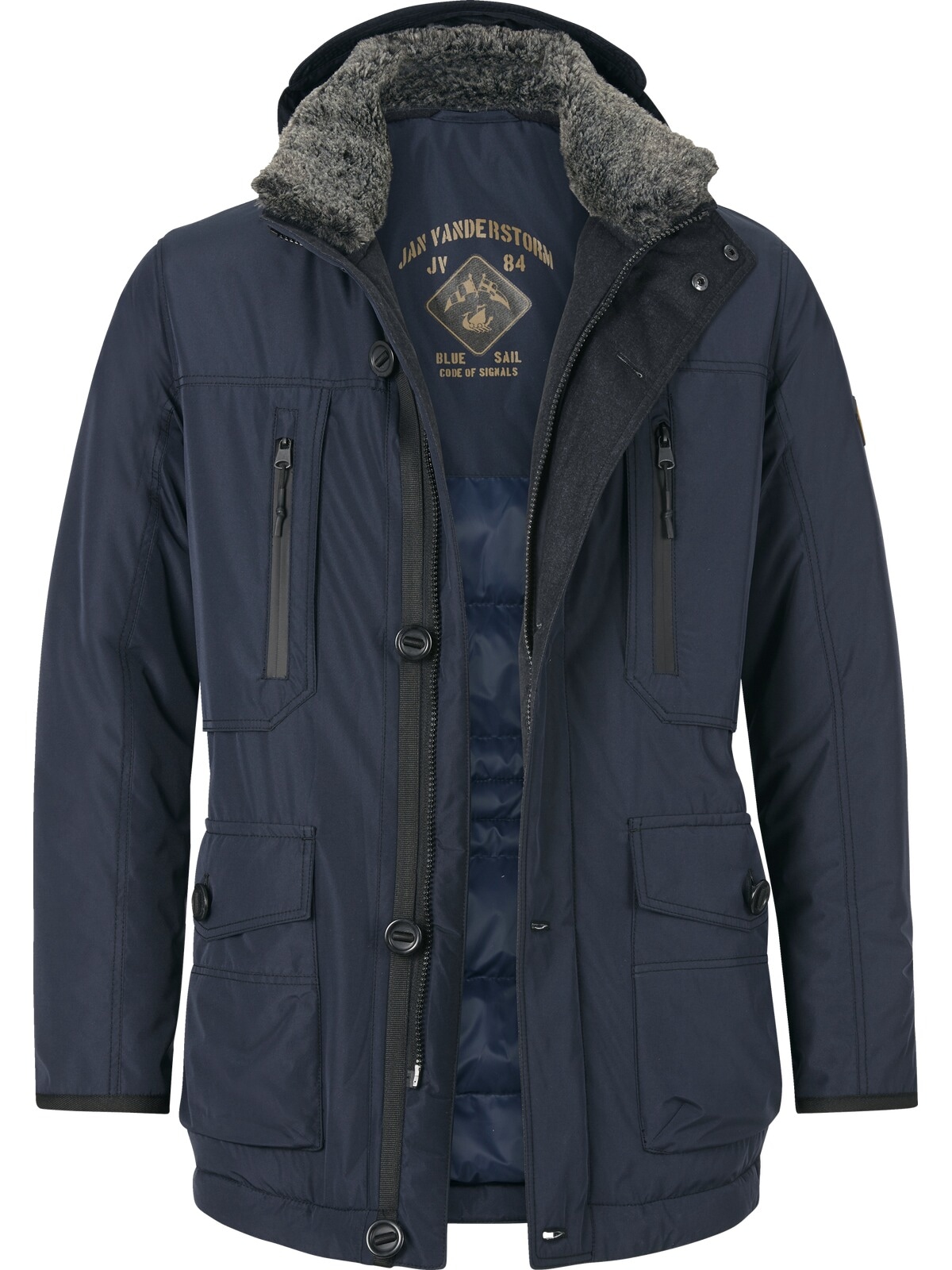 Jan Vanderstorm Winterjacke »Funktionsjacke BOTULFR«, (1 St.)
