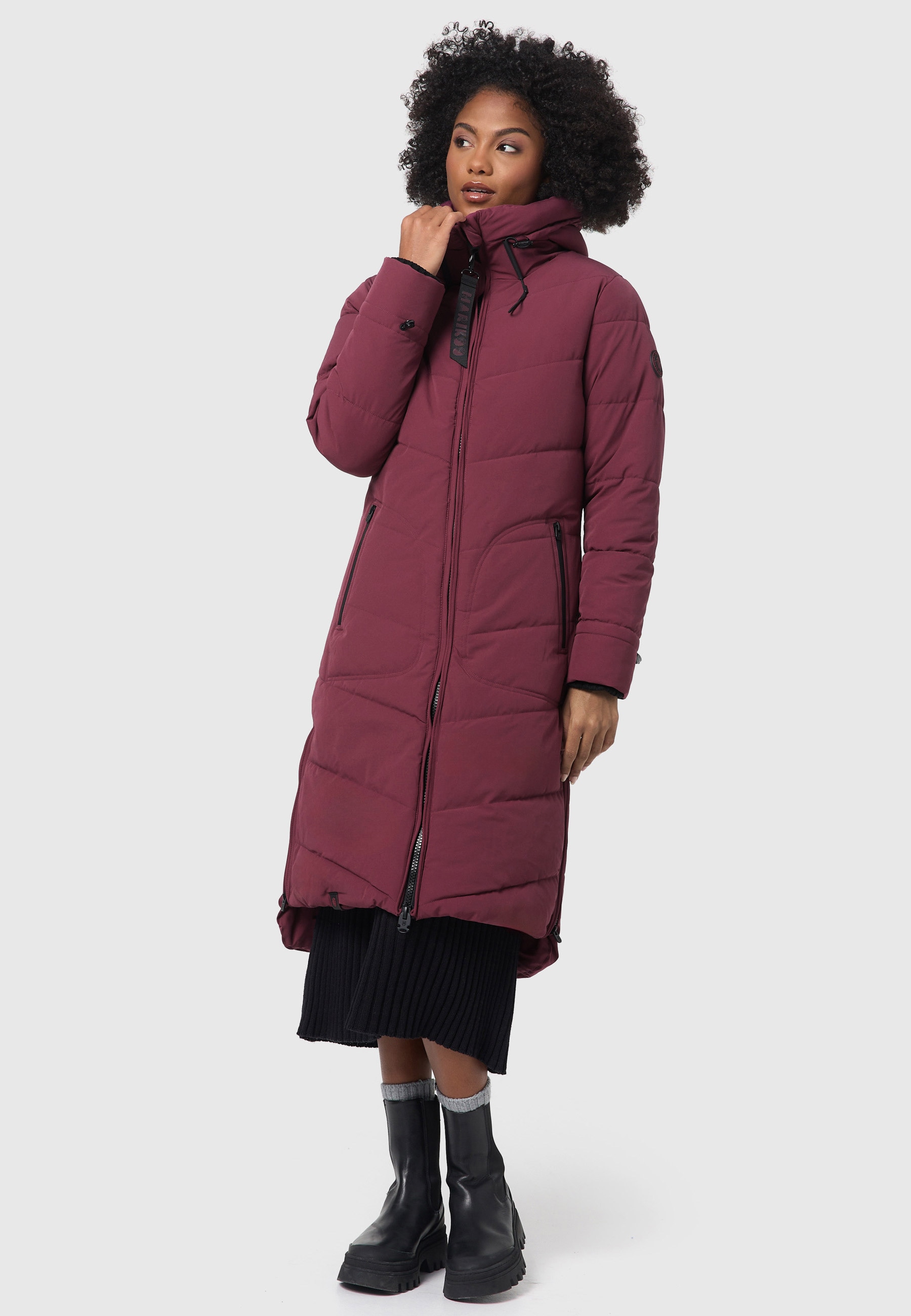 Winterjacke »Marikoo Benikoo Damen lange Winterjacke B949«