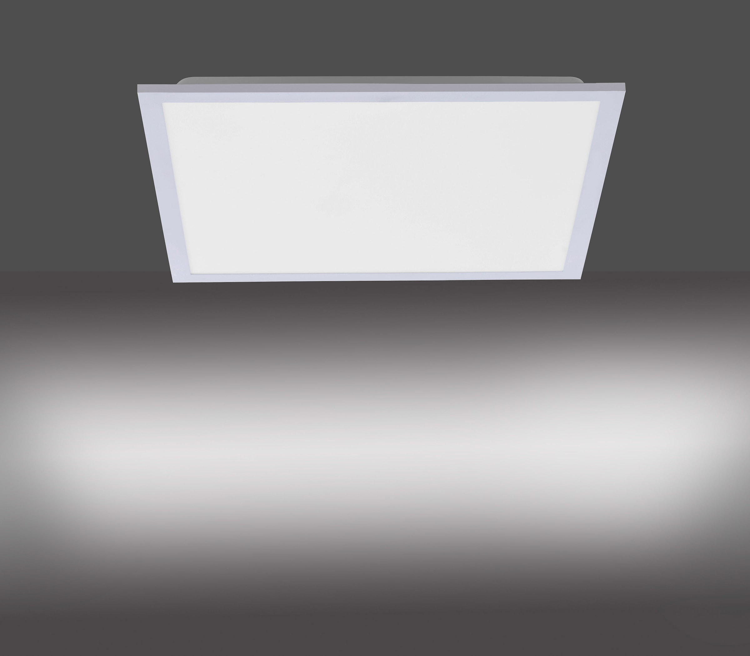 JUST LIGHT LED Panel »FLAT«, 1 flammig, Leuchtmittel LED-Board | LED fest integriert, LED Deckenleuchte, LED Deckenlampe