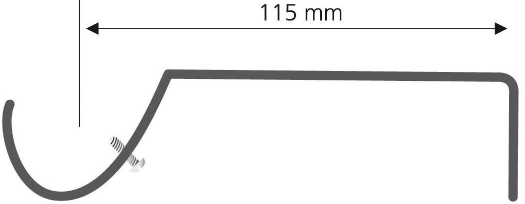 Liedeco Träger für Gardinenstangen Ø 16 mm