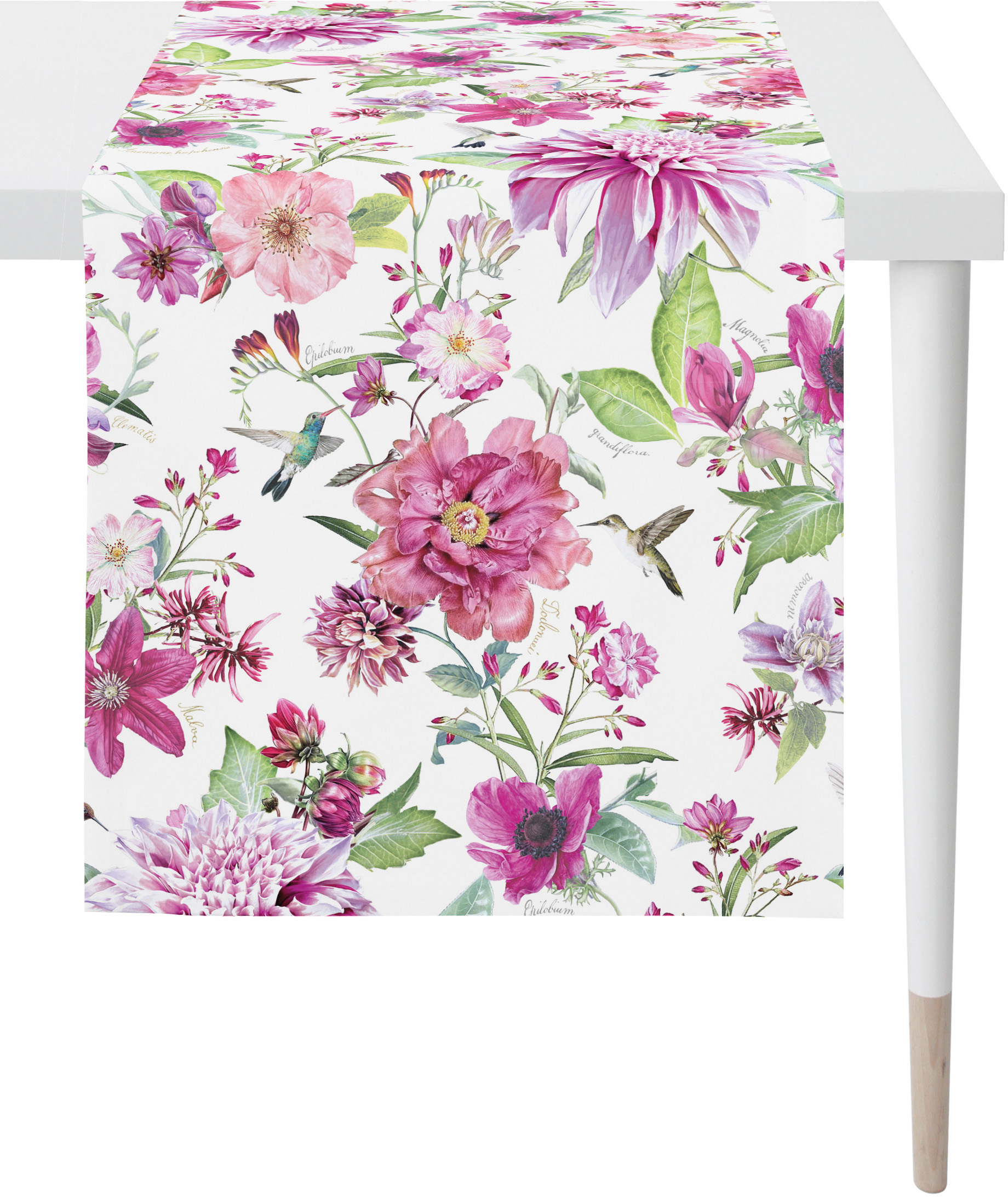 Tovaglia Tischläufer Runner Da Tavola 183x33 Cm – Motivo Onde Marine – Per Arredo Estivo, Tavolo Da Giardino O Cucina