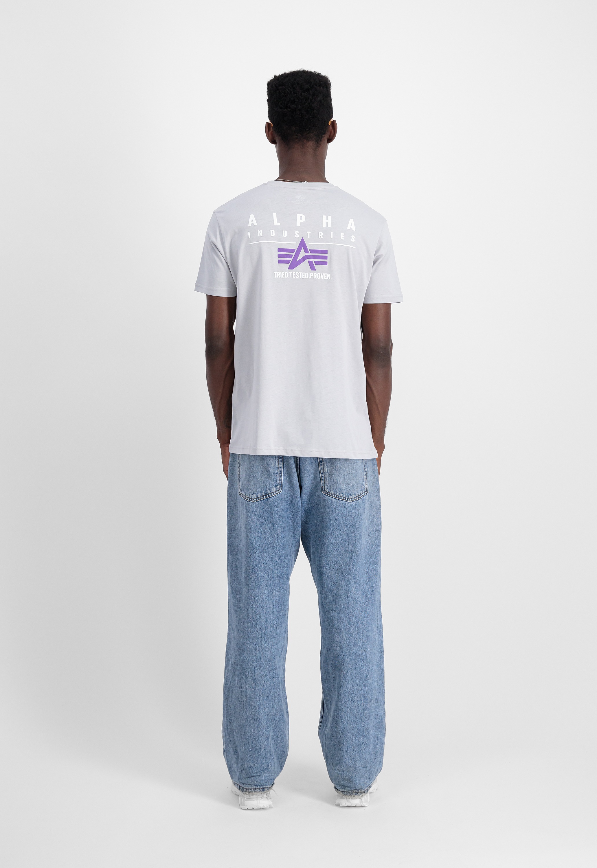 Alpha Industries T-Shirt »Puff Print Logo Backprint T-Shirt T-Shirt«