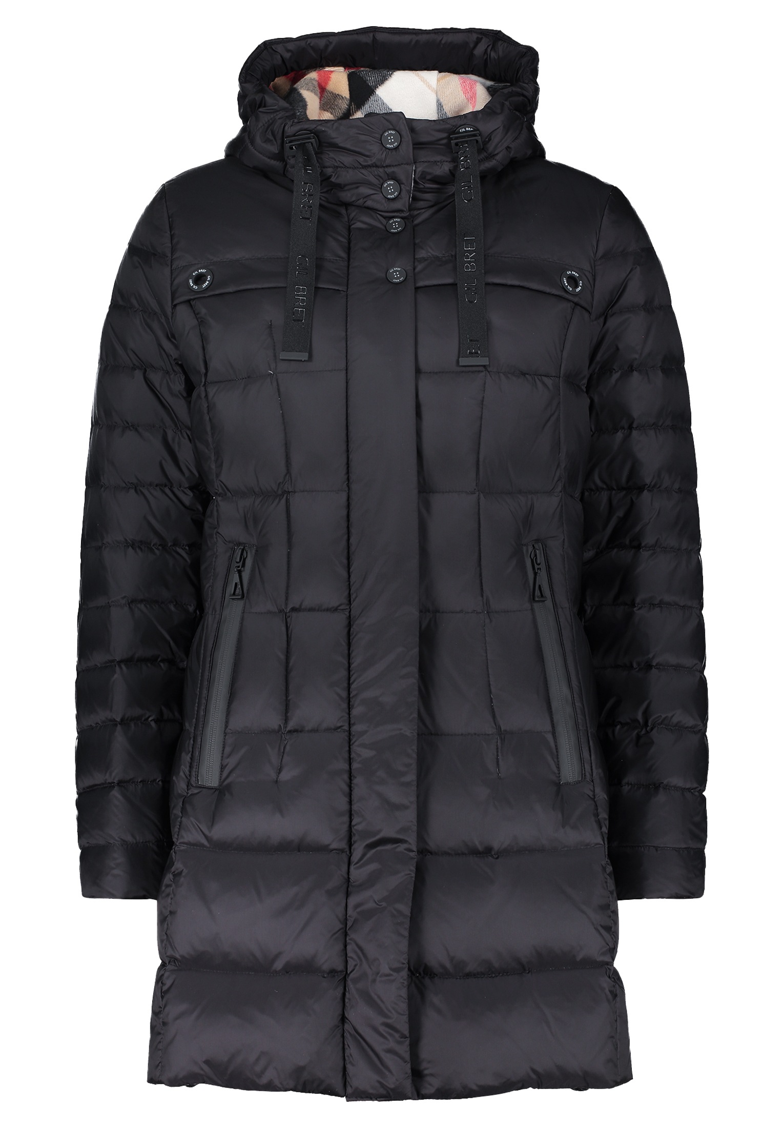 Gil Bret Winterjacke, mit Kapuze, gesteppt mit Kapuze
