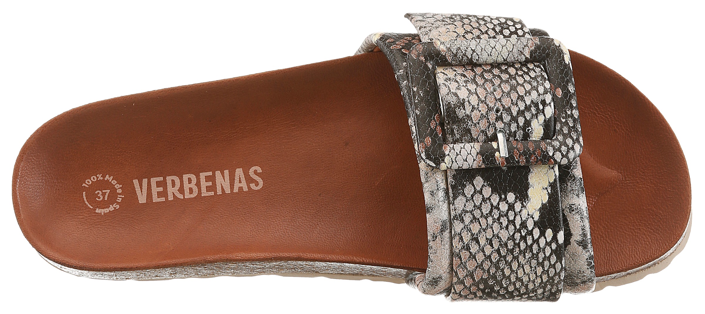 VERBENAS Pantolette »REIKO MAMBA«  Hausschuh, Sommerschuh, Strandschuh, Urlaubsschuh zum Schlupfen