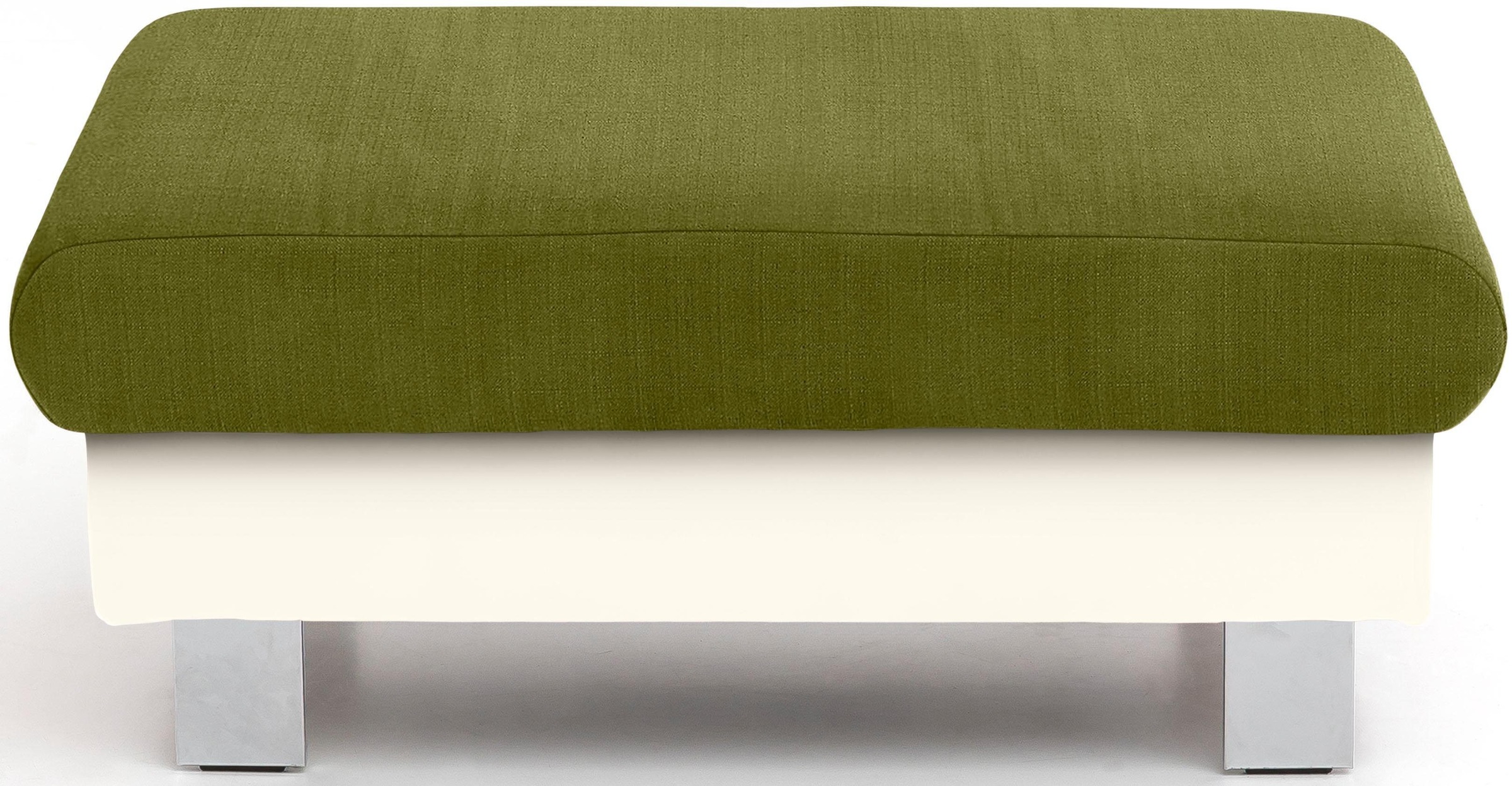COTTA Polstergarnitur »Komaris L-Form«, (Set), Set bestehend aus: Ecksofa mit Kopfteilverstellung & Hocker