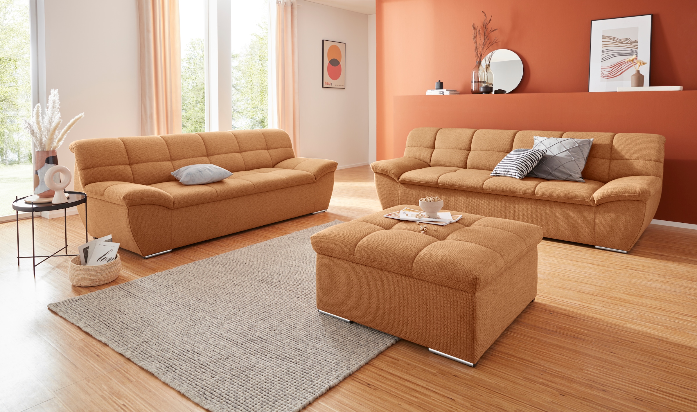 DOMO collection Sitzhocker »Lagoa«, in großer Farbauswahl