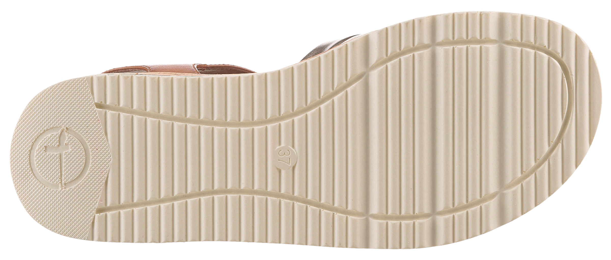 Tamaris Sandalette, Plateau, Sommerschuh, Riemchensandale mit hübscher Zierschnalle