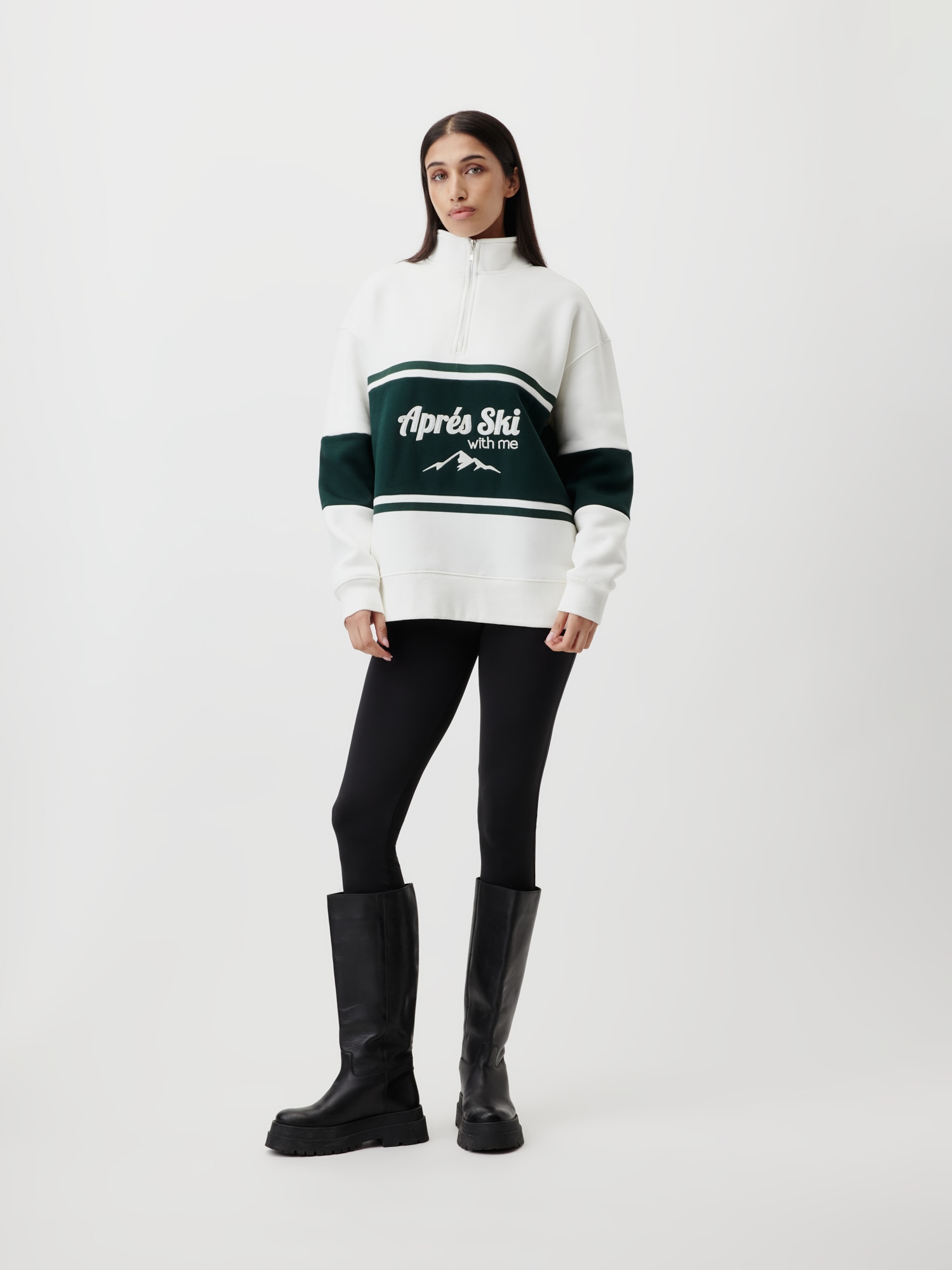 LeGer Sweatshirt »Jenny, LeGer by Lena Gercke«, Stehkragen mit Reißverschluss
