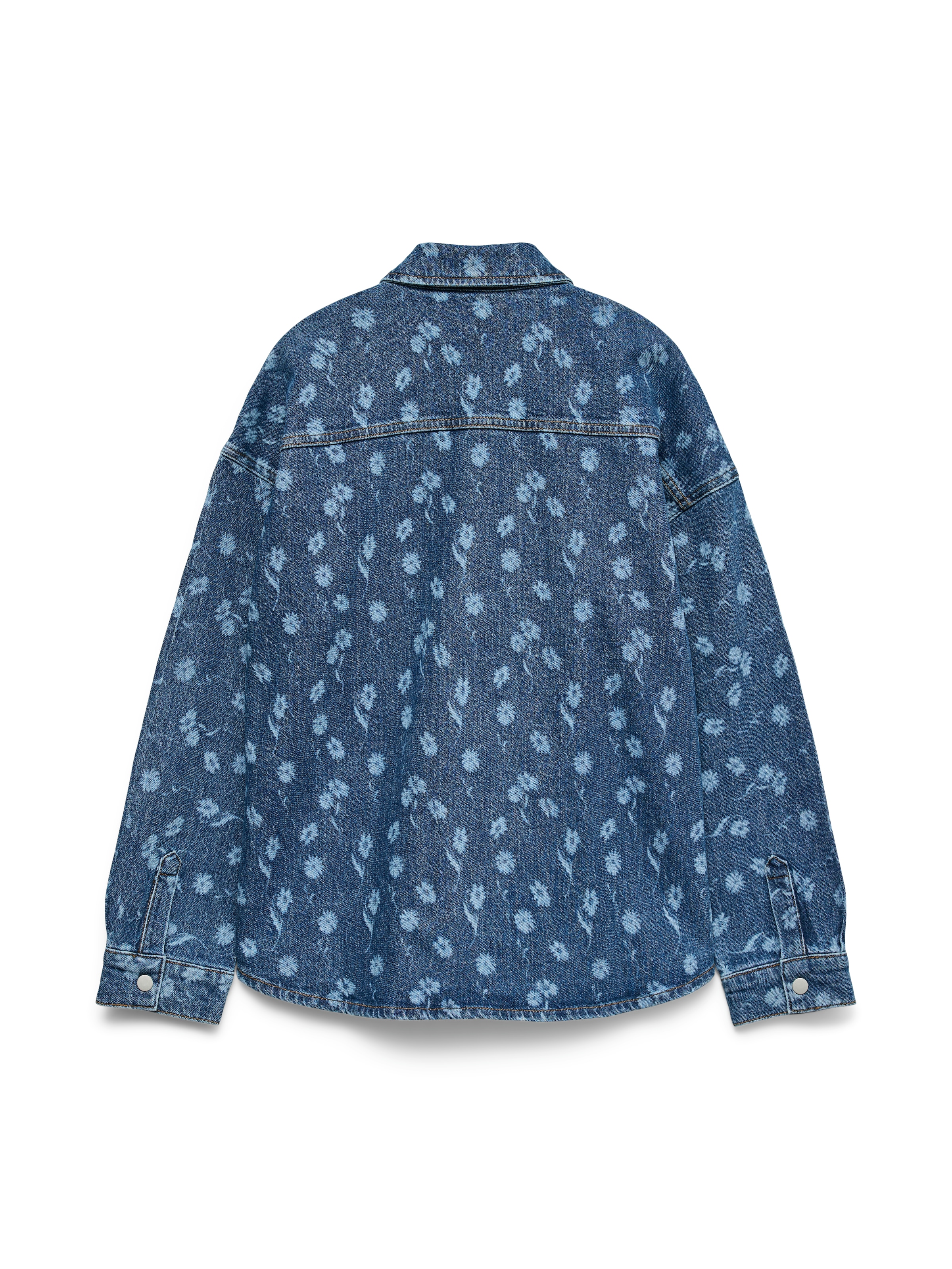 Vero Moda Jeansbluse »VMHAYDEN LS FLOWER DENIM SHIRT RA380«