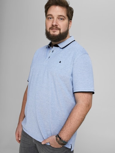 Jack & Jones PlusSize Poloshirt »JJEPAULOS POLO SS NOOS PLS«, mit Logo Stickerei