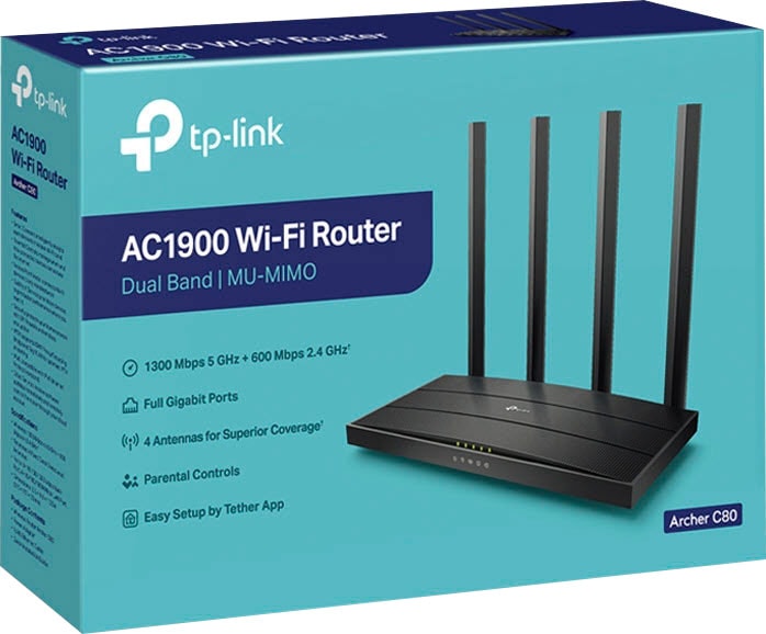 TP-Link WLAN-Router »Archer C80«