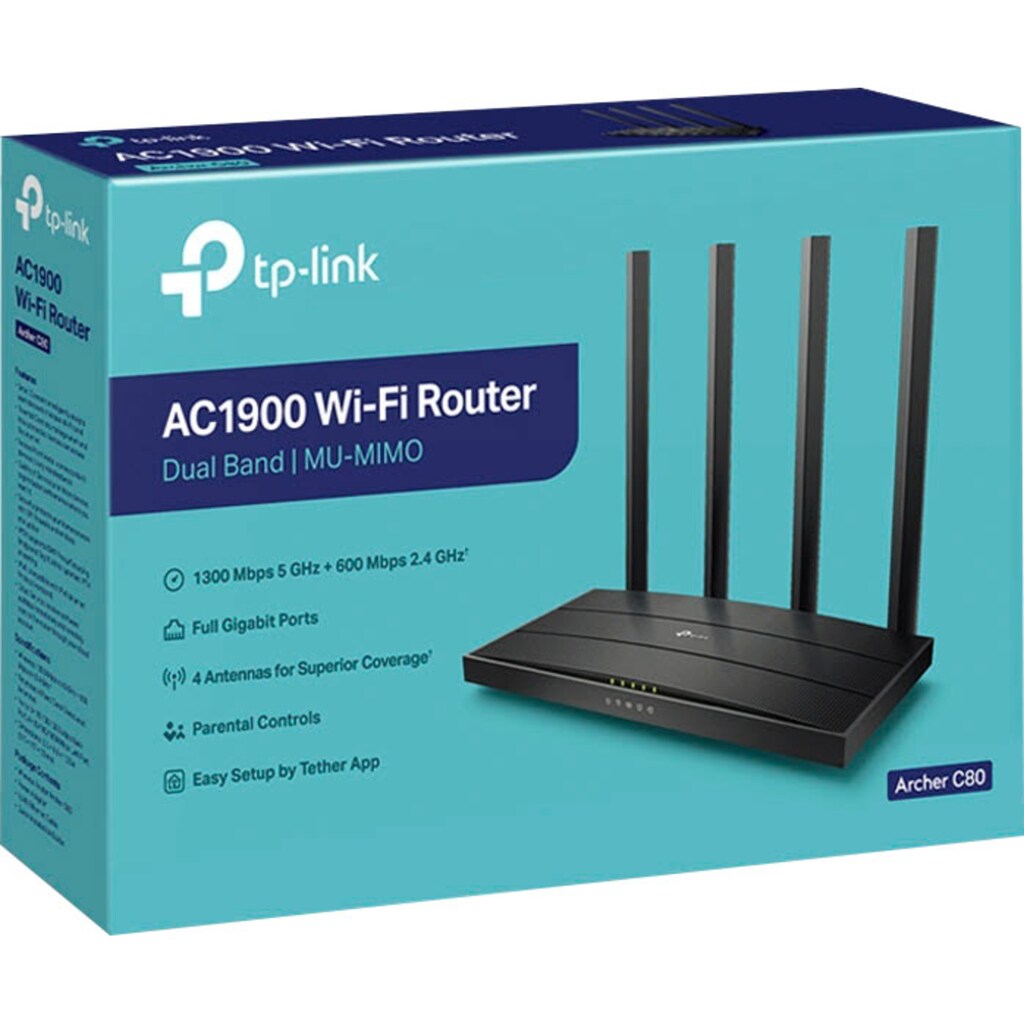 TP-Link WLAN-Router »Archer C80«