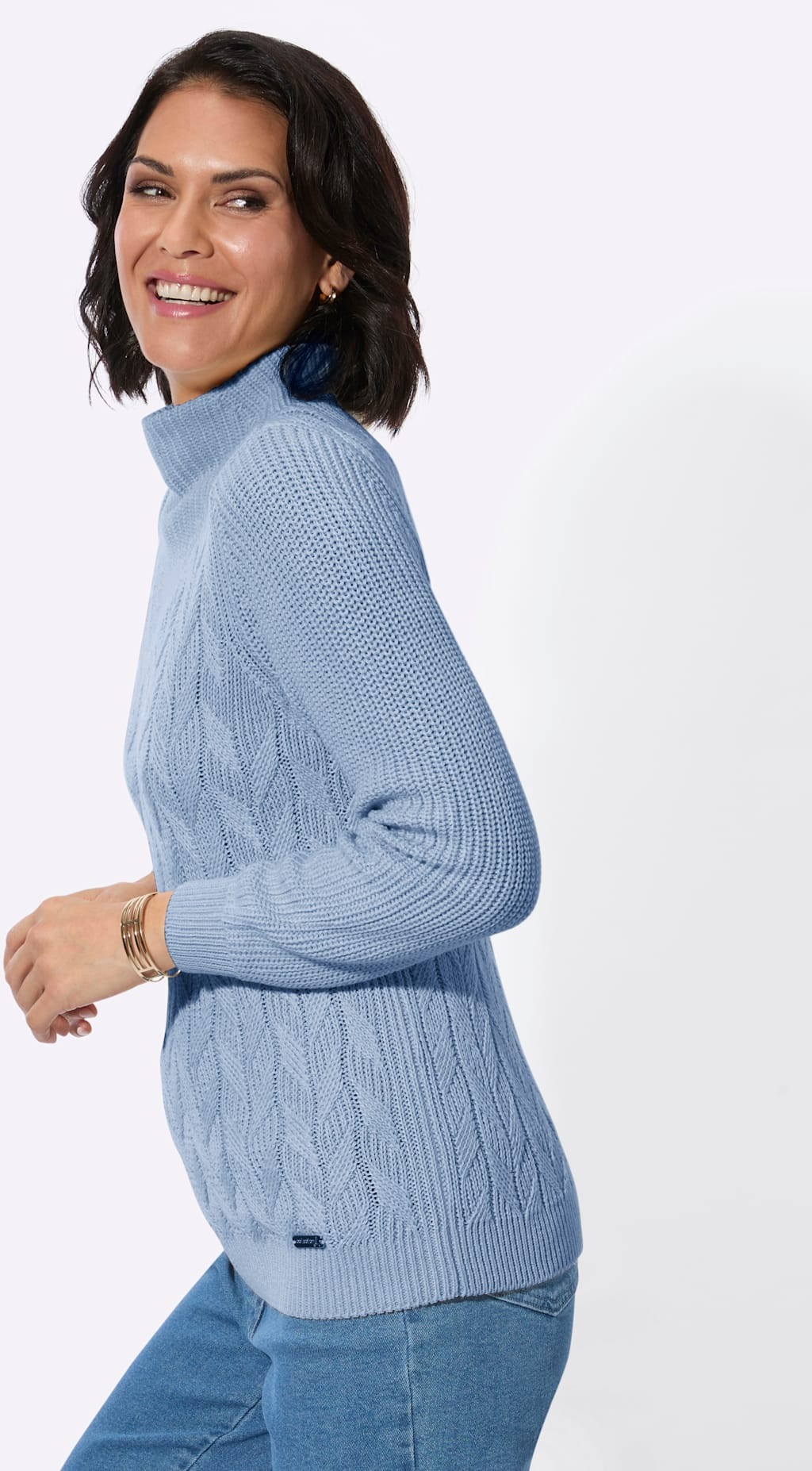 Casual Looks Stehkragenpullover »Langarm-Pullover«