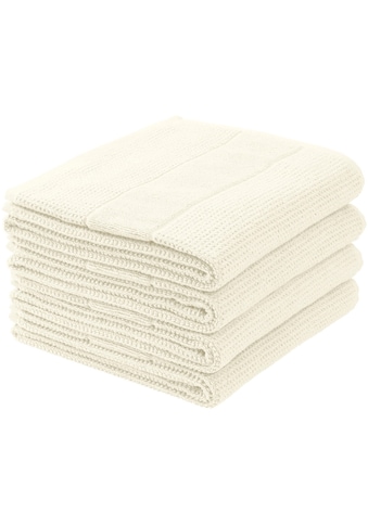 Handtücher »Turin im 4er Set aus 100% Baumwolle«, (4 St.)