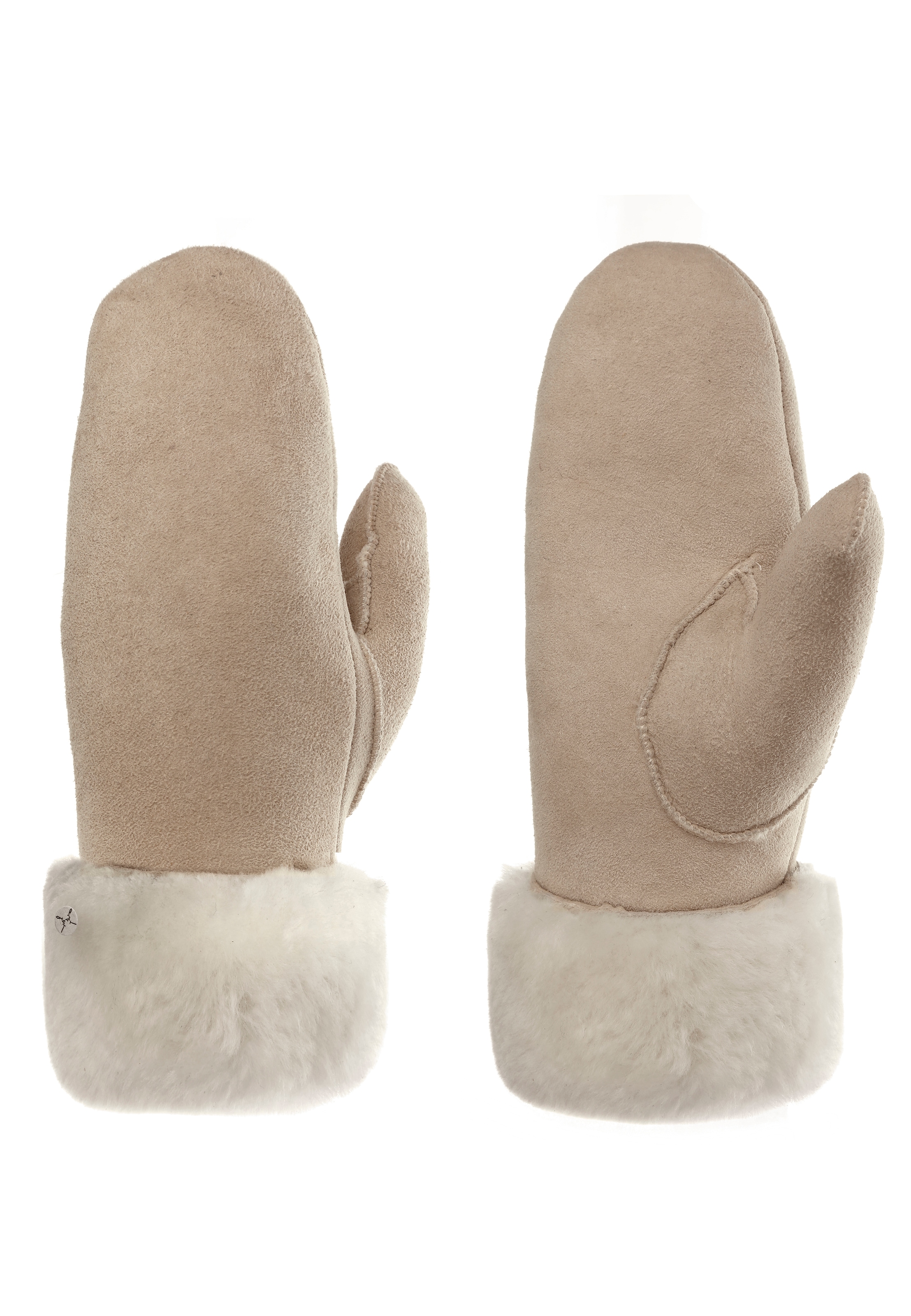 PEARLWOOD Lederhandschuhe »FIONA« Velourleder, Fausthandschuh, warm gefüttert