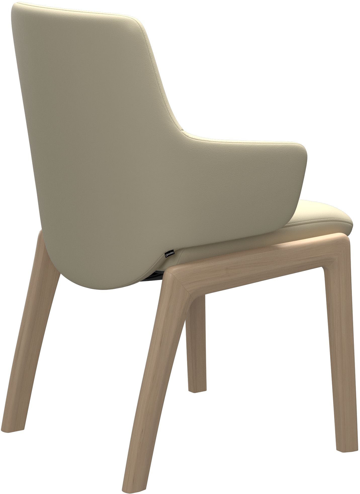 Stressless® Polsterstuhl »Laurel«, Leder PALOMA, Low Back mit Armlehne, Größe L, mit abgerundeten Beinen in Walnuss