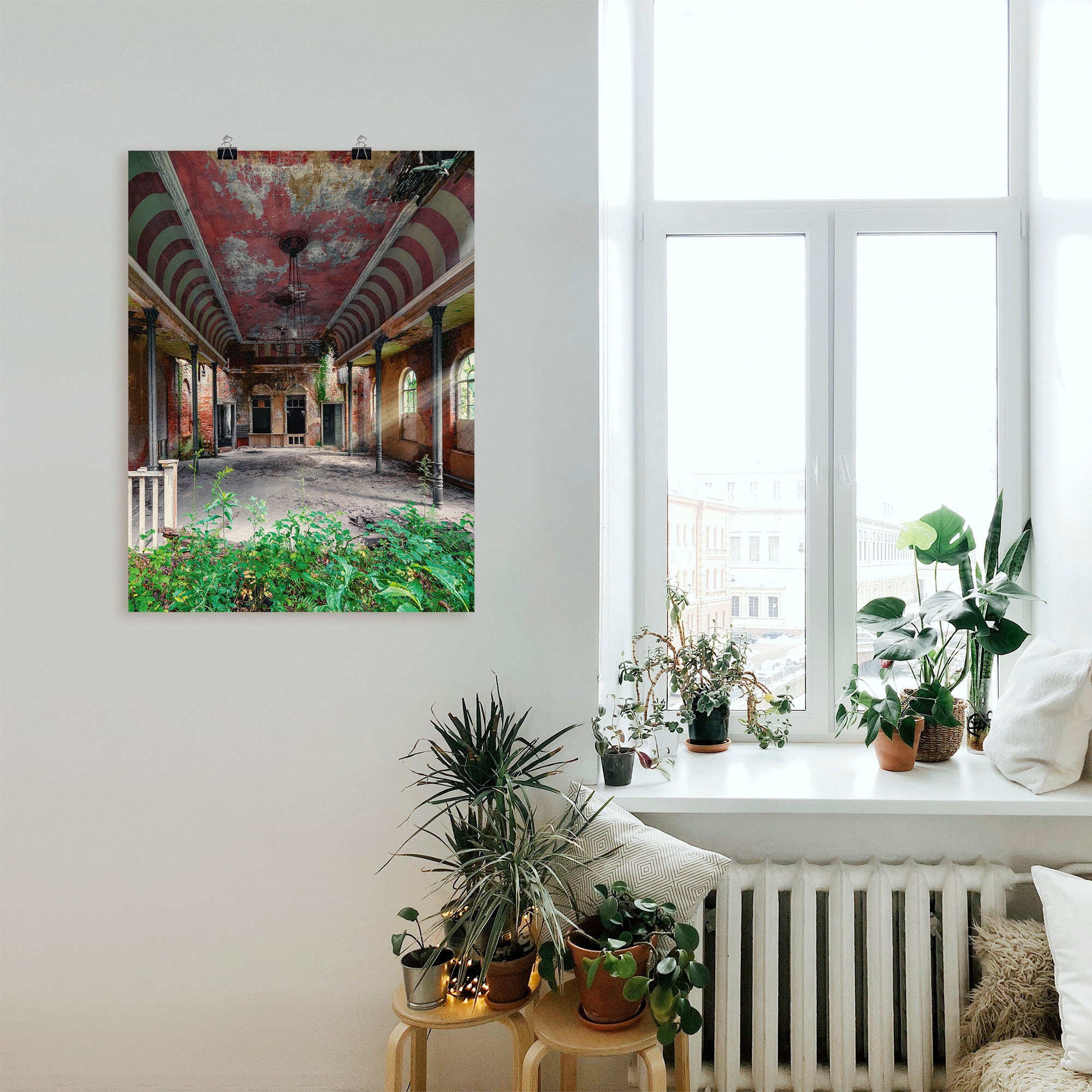 Artland Poster »Lost Place - Tanzsaal Ballsaal« Gebäude 1 Stk. tlg. ohne Rahmen