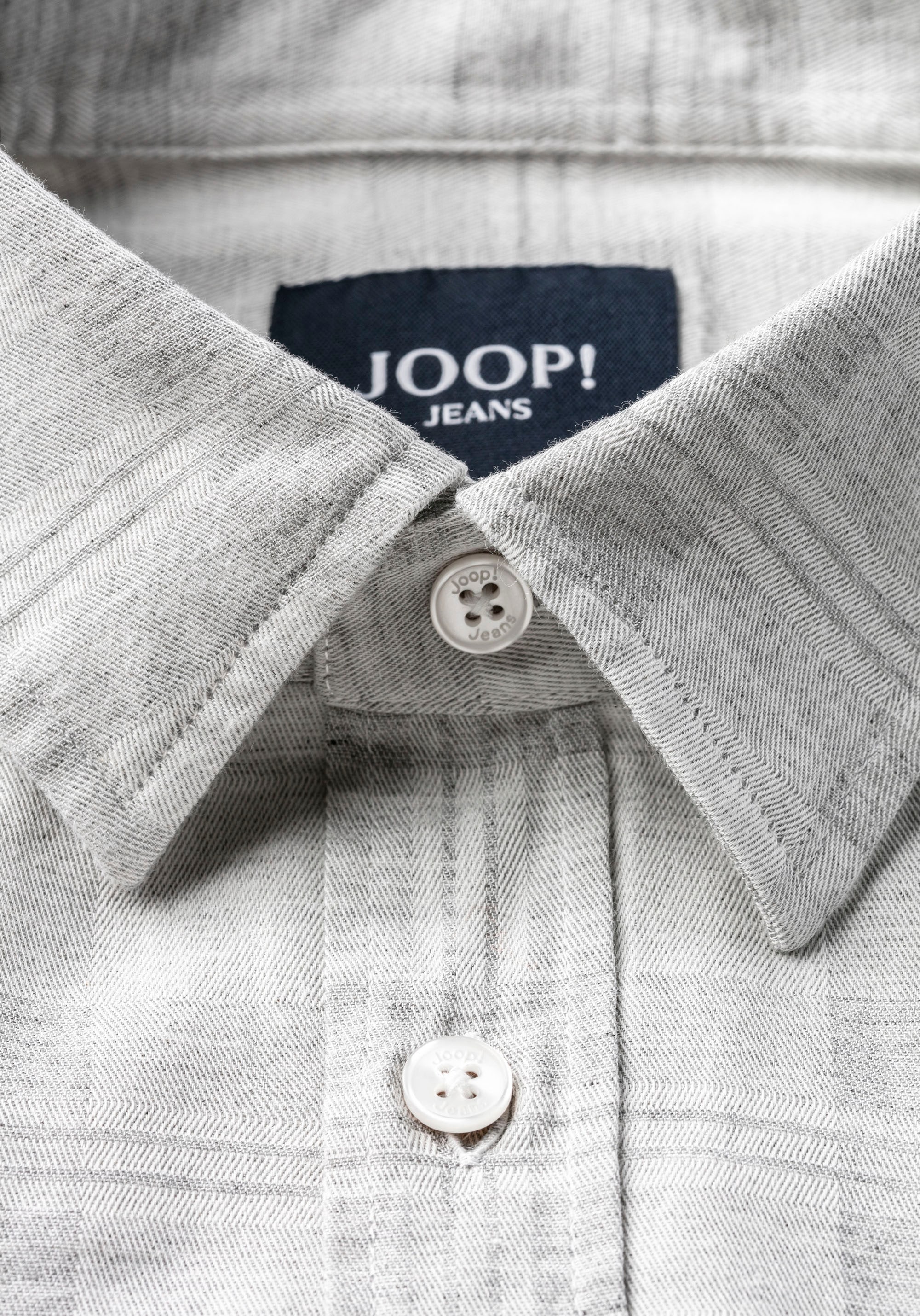 bei mit »JJSH-22Hanson2-W«, Langarmhemd mit Joop shoppen online OTTO Logo-Signé Jeans Dachschlitz