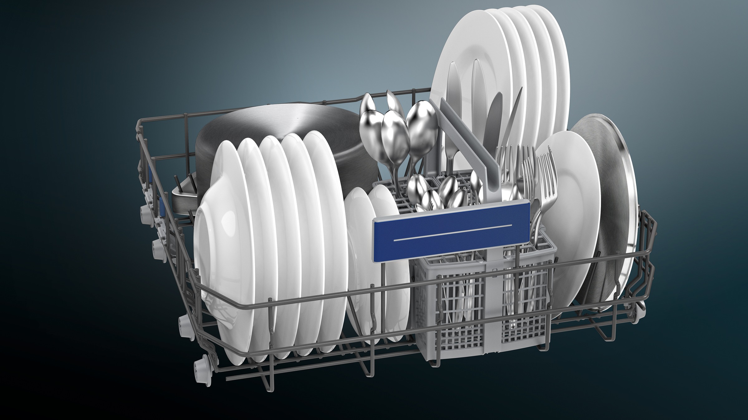 SIEMENS vollintegrierbarer Geschirrspüler iQ300 »SX63HX10TE«, 13 Maßgedecke