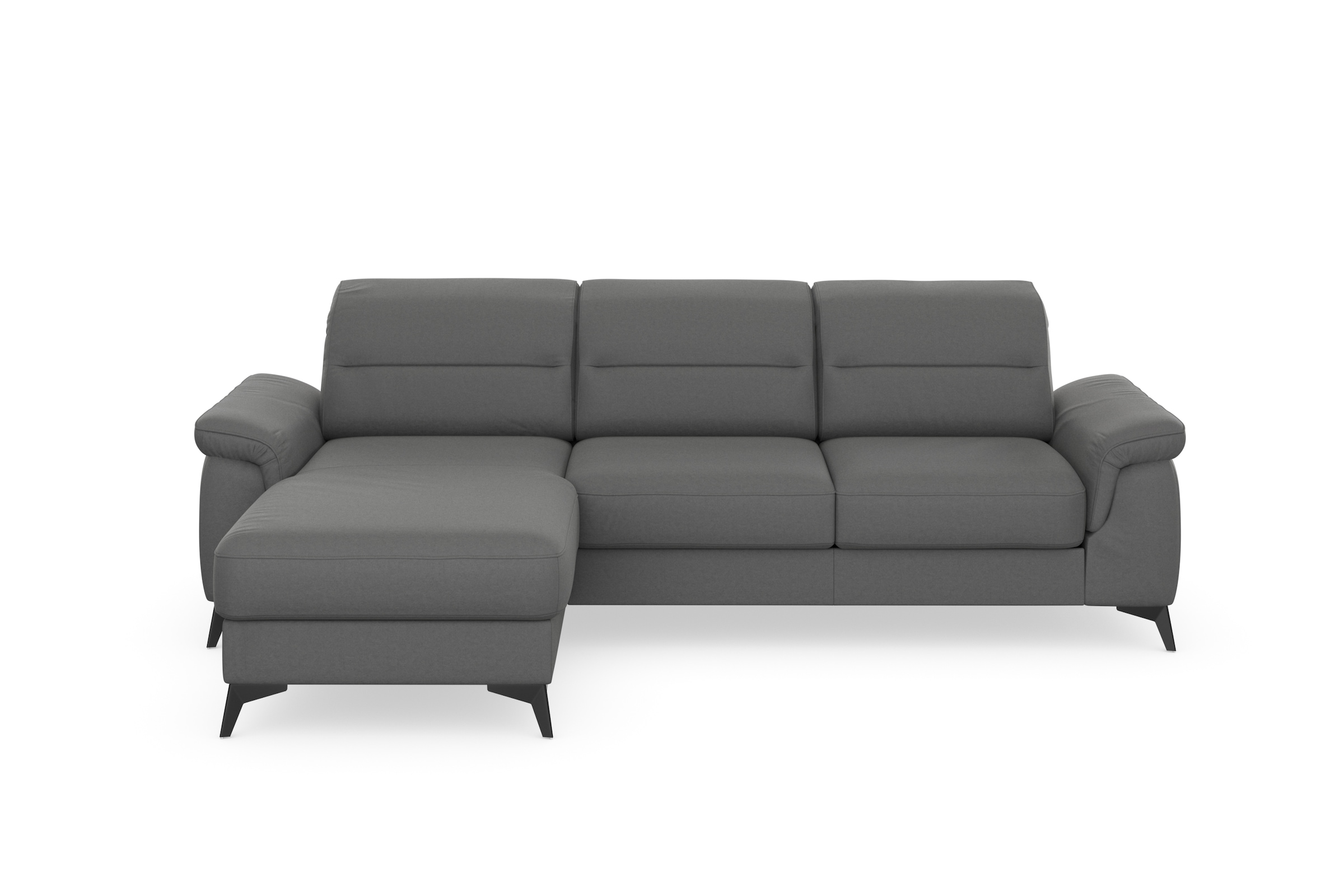 sit&more Ecksofa »Sinatra L-Form« mit Recamiere, optional mit Kopfteilverstellung und Armteilfunktion