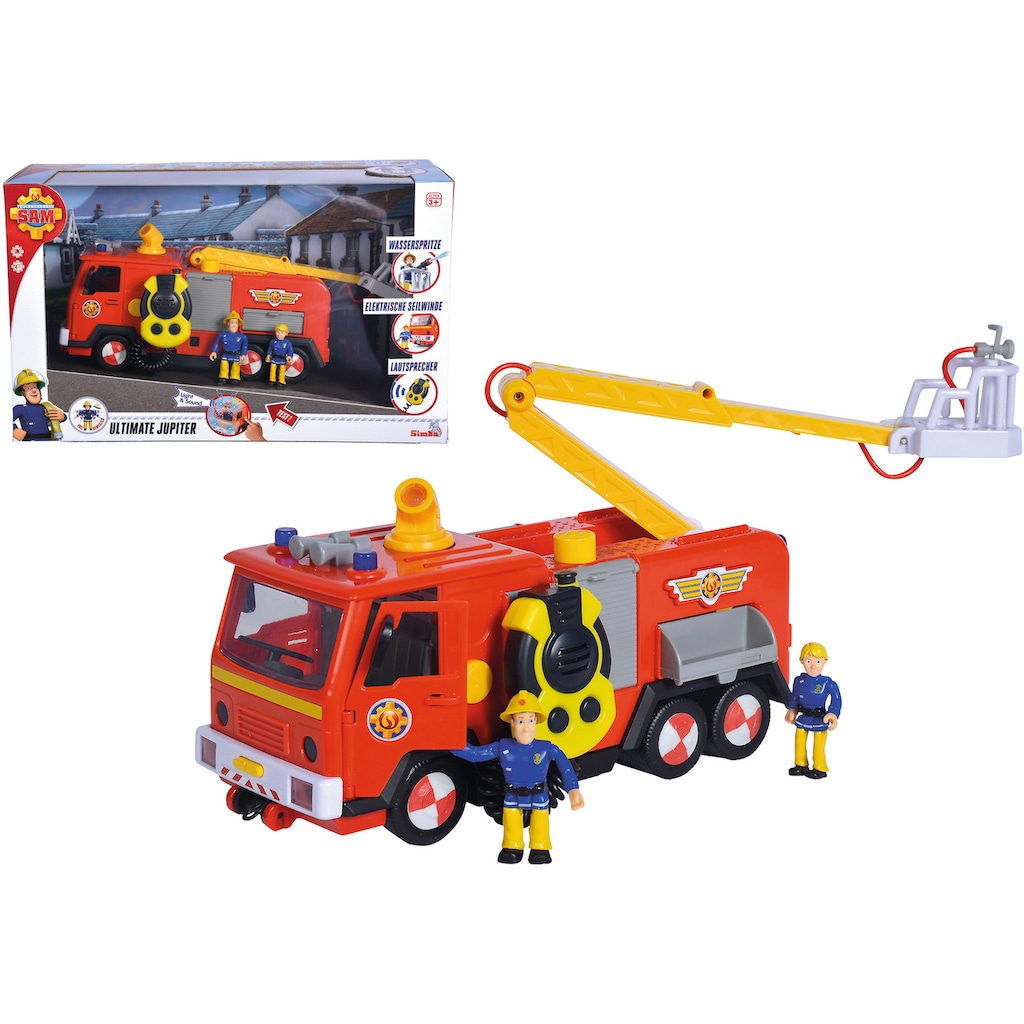 SIMBA Spielzeug-Feuerwehr »Feuerwehrmann Sam, Mega Deluxe Jupiter«