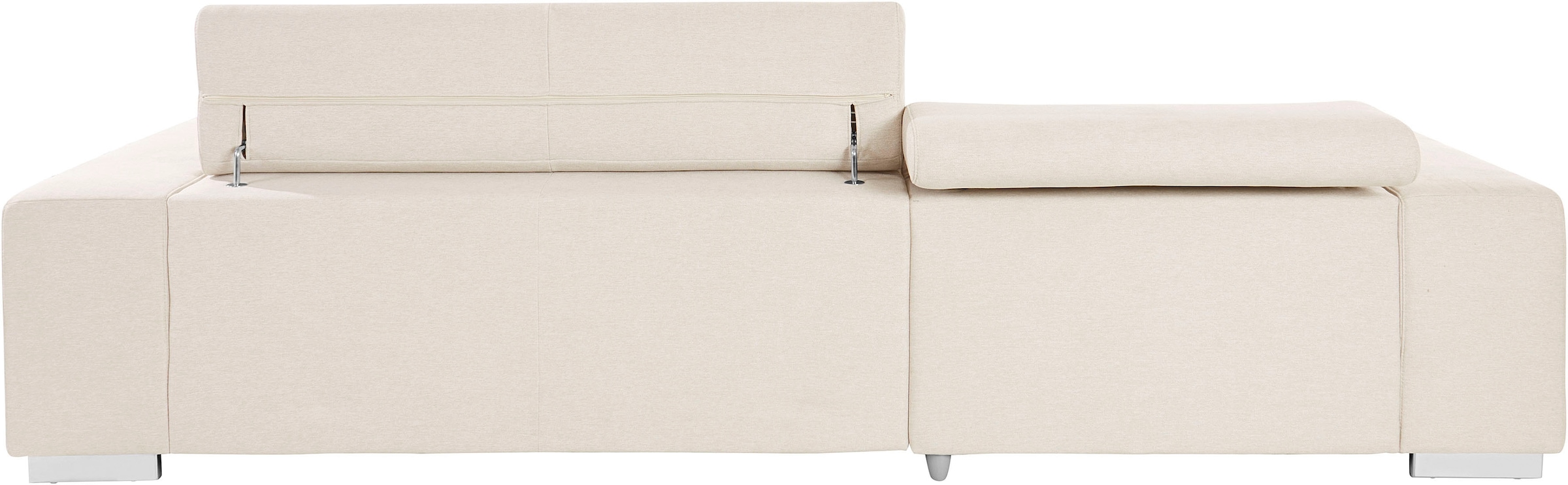 COTTA Ecksofa »Orion L-Form«, mit Kopfteilverstellung & 3 Nierenkissen