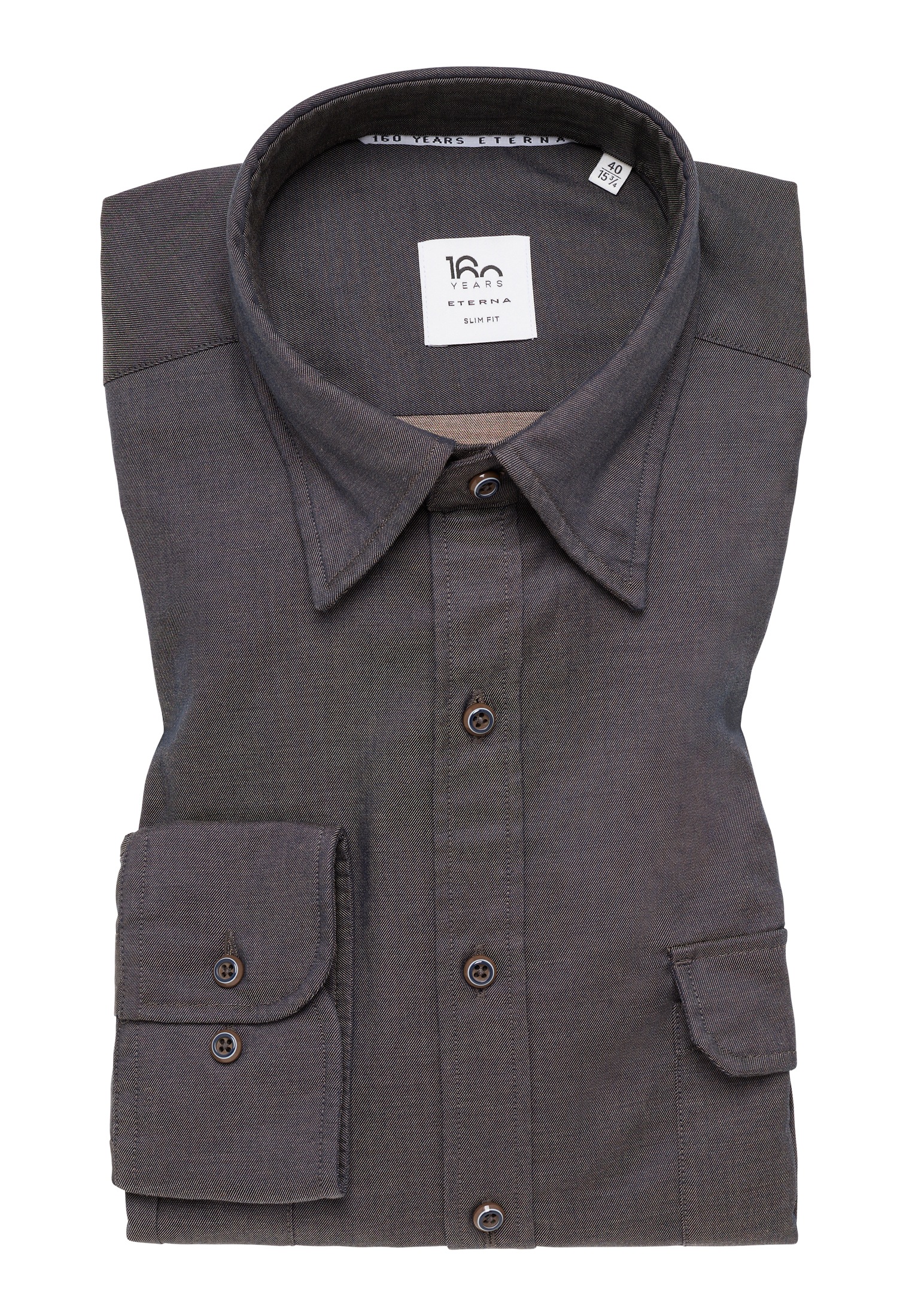 Eterna Langarmhemd »SLIM FIT«