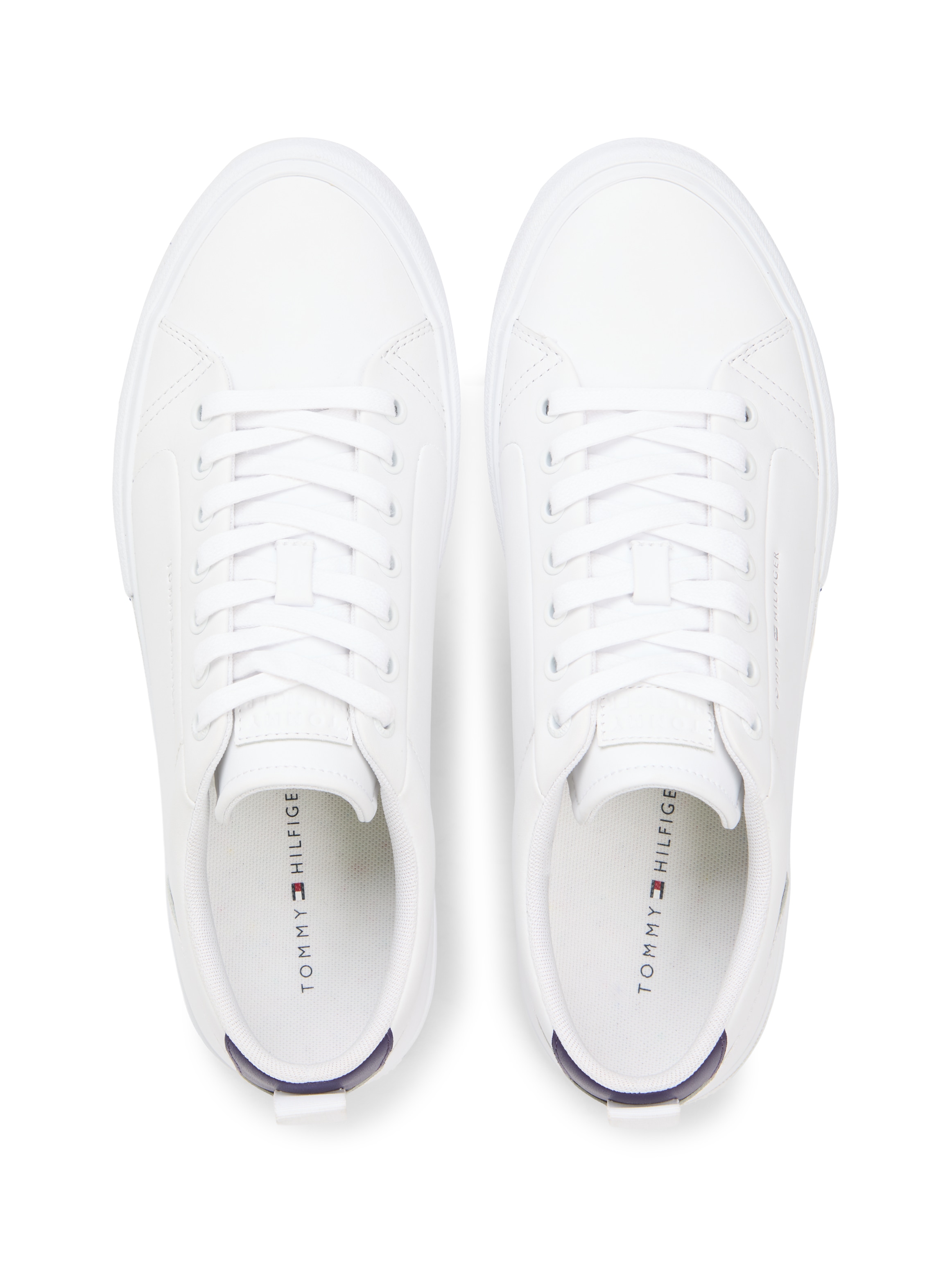 Tommy Hilfiger Sneaker »HARLEM STREET LTH«  Freizeitschuh, Halbschuh, Schnürschuh mit TH-Logo -klein ausfallend