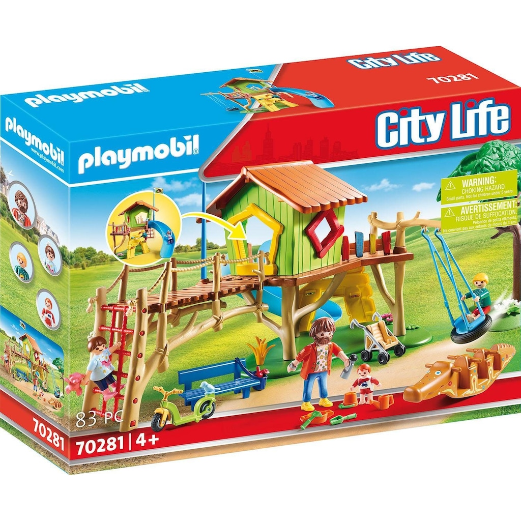 Playmobil® Konstruktions-Spielset »Abenteuerspielplatz (70281), City Life«, (83 St.), Made in Germany