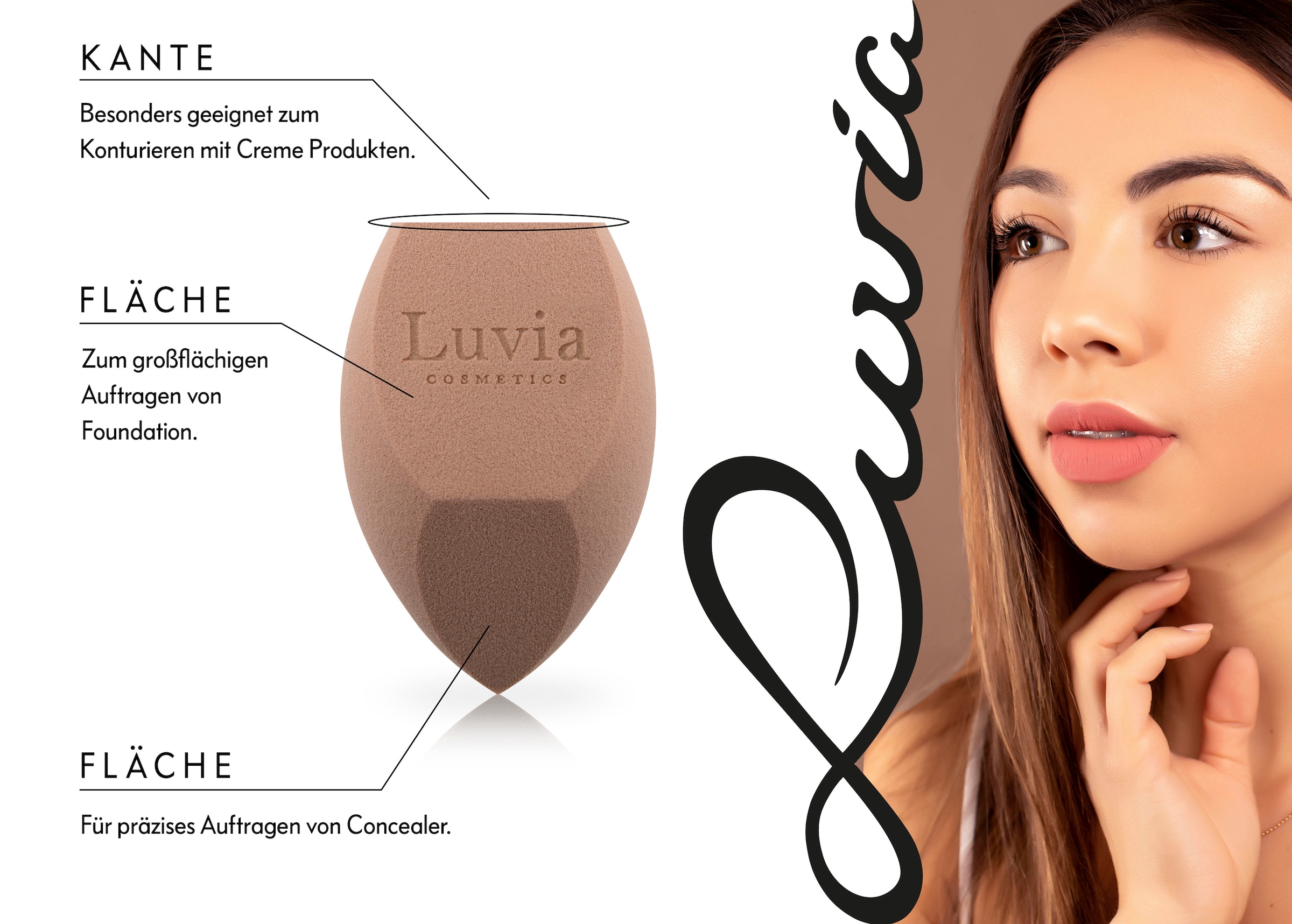 Luvia Cosmetics Make-up Schwamm »Prime Vegan bei XXL OTTO Sponge«, Make-up Body bestellen Schwamm