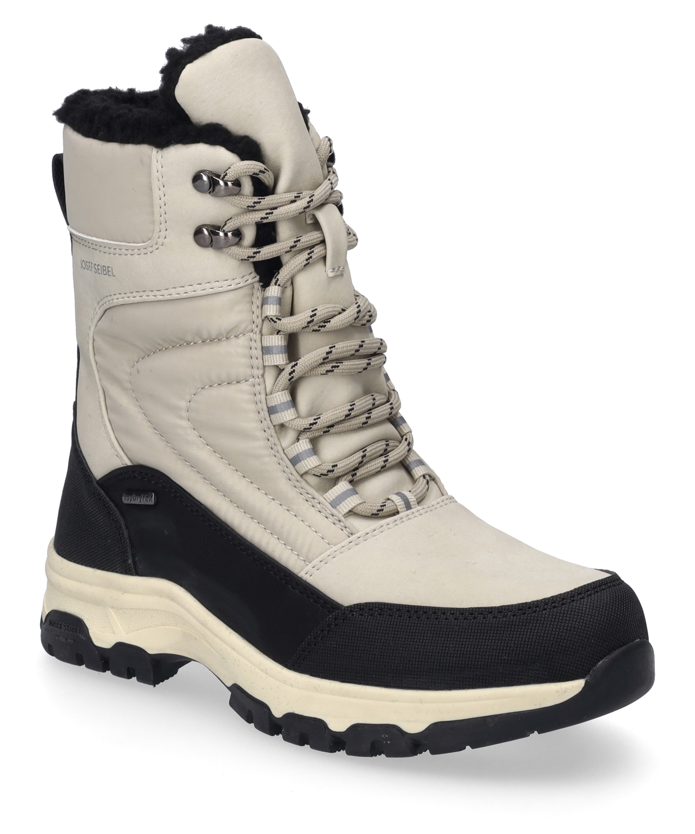 Josef Seibel Stiefel »Davos 52, schwarz-offwhite«