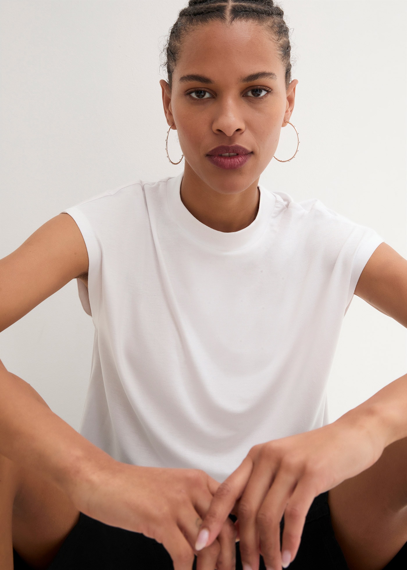 bonprix T-Shirt »T-Shirt aus softer Viskose« lässige Passform, Kurzarm, unifarben, aus Viskose