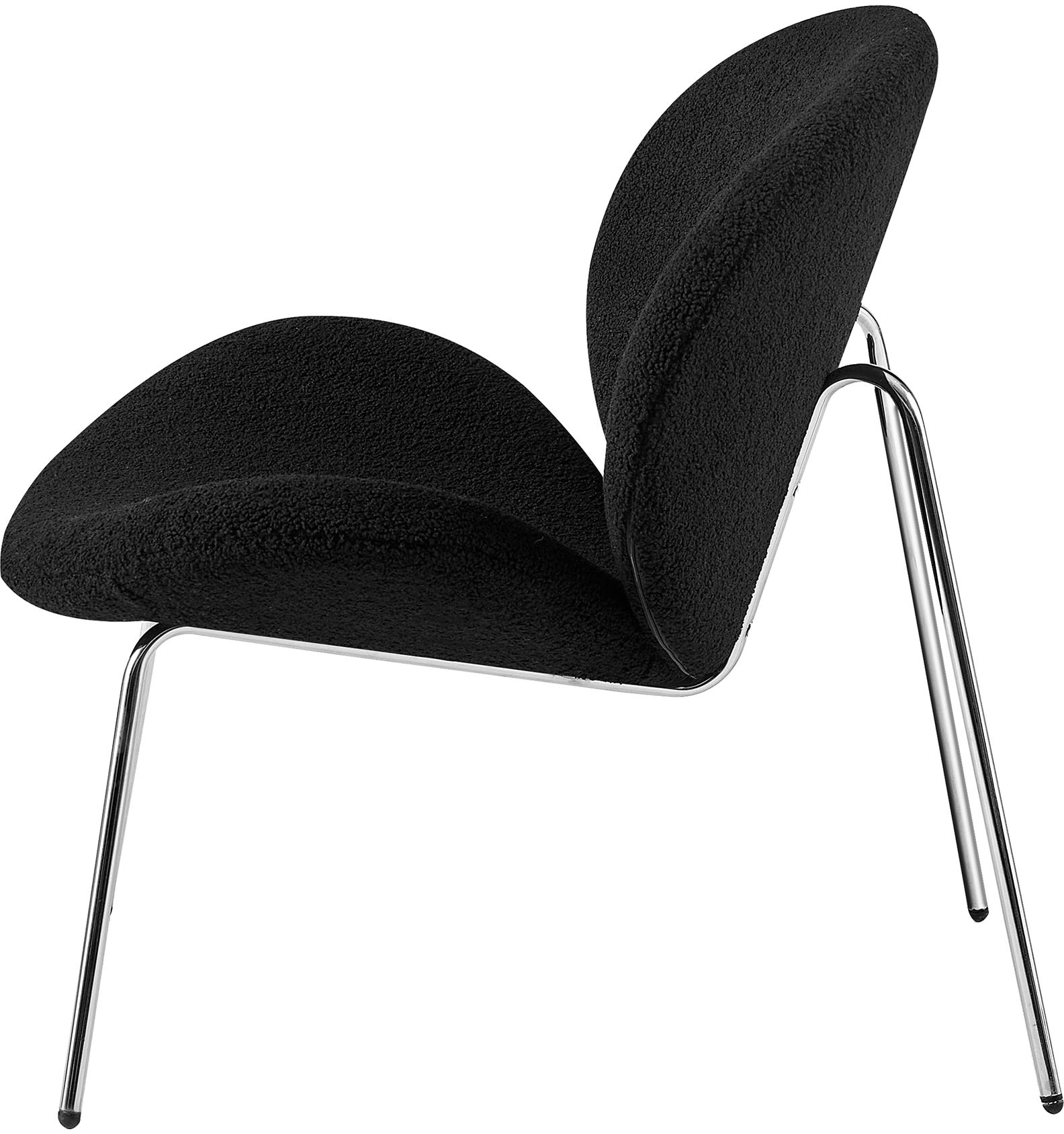 Kayoom Polsterstuhl »Stuhl Jaden 125 2er-Set, im angesagten Stoff mit dem Kräusel-Effekt« (Set) 2 Stk. Ästhetisch minimalistisches Design, Bouclé Stoff, breites Sitzen