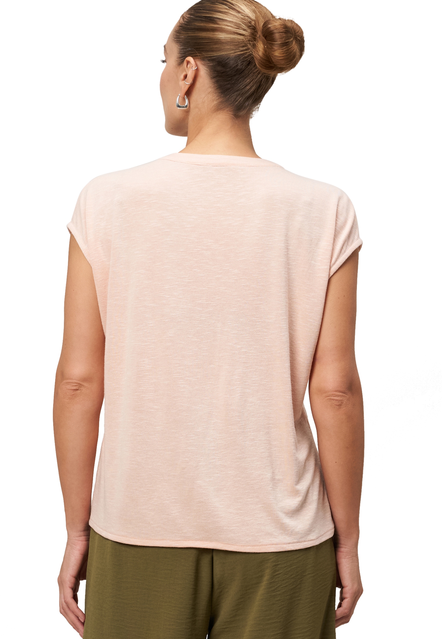 Zero Shirttop »Shirt mit Knopfleiste«