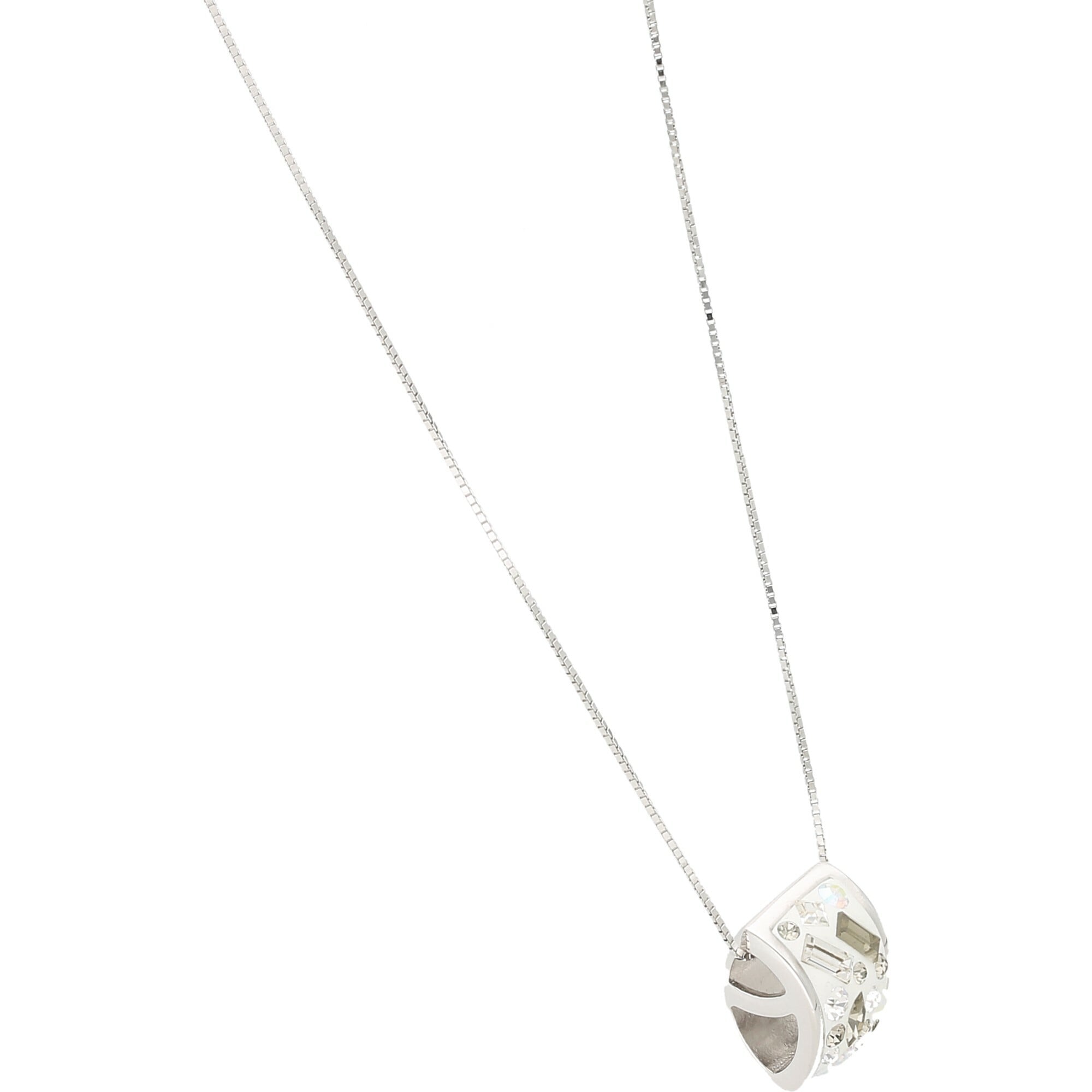 Smart Jewel Kette mit Anhänger »Kette eckig, rhodiniert, glanz, Silber 925«