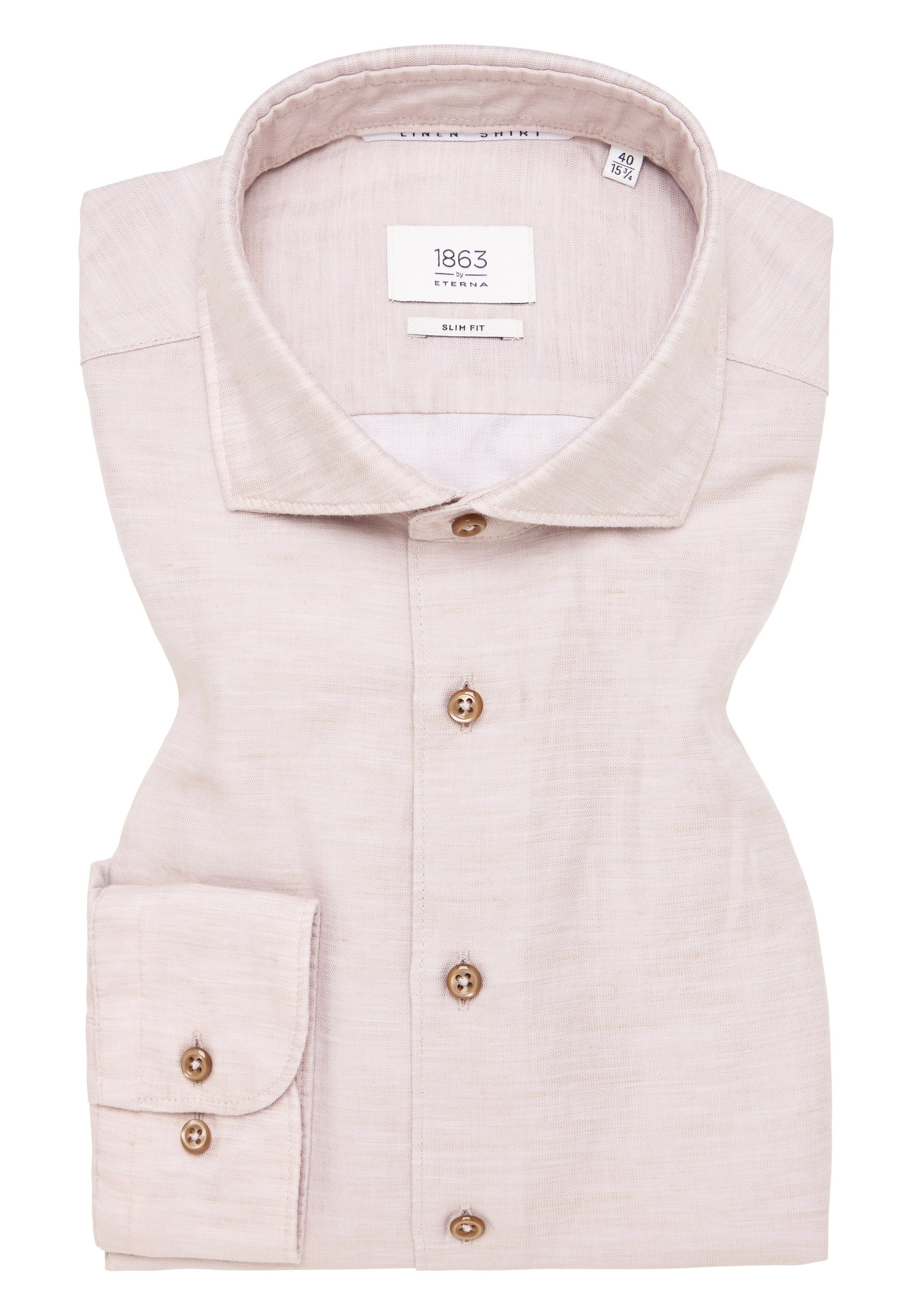 Eterna Langarmhemd »SLIM FIT«, EASY IRON (bügelleicht)