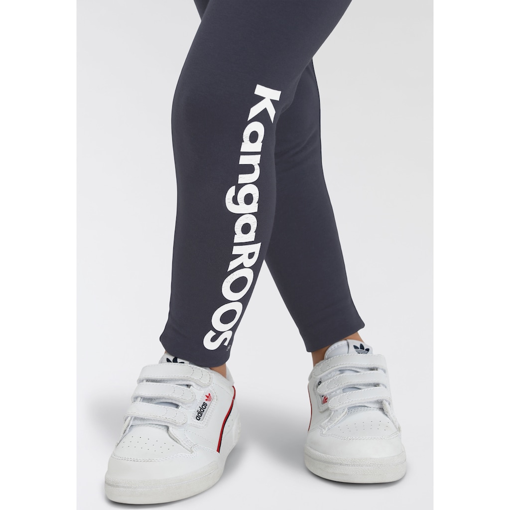 KangaROOS Leggings, mit Logodruck