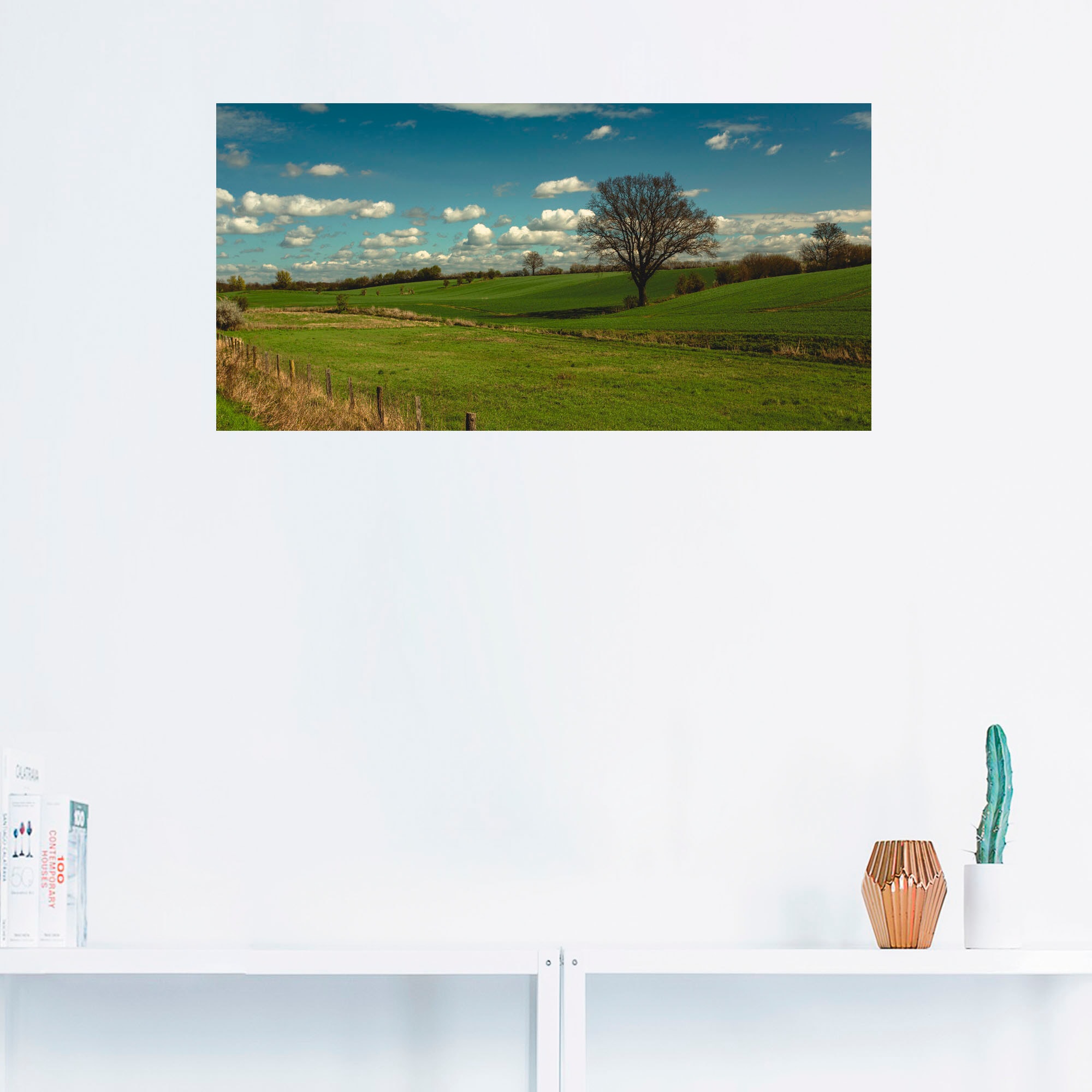 Artland Wandbild »Natur pur«, Felder, (1 St.), als Leinwandbild, Wandaufkleber in verschied. Größen