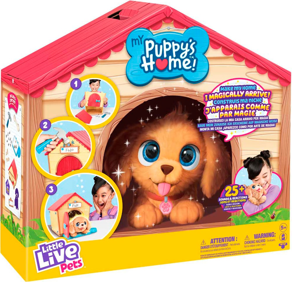 Moose Spielwelt »Little Live Pets: My Puppy´s Home Surprise«, mit Sound