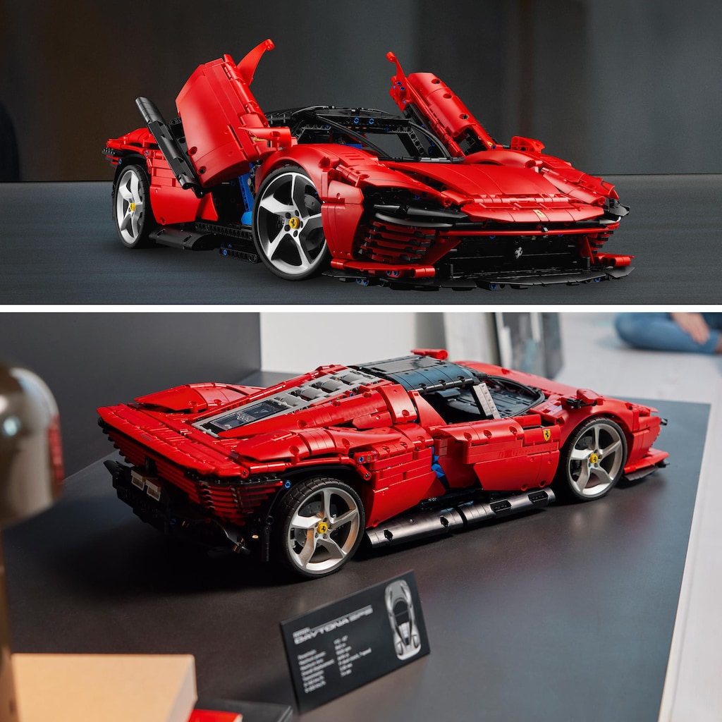 LEGO® Konstruktionsspielsteine »Ferrari Daytona SP3 (42143), LEGO® Technic«, (3778 St.), Made in Europe