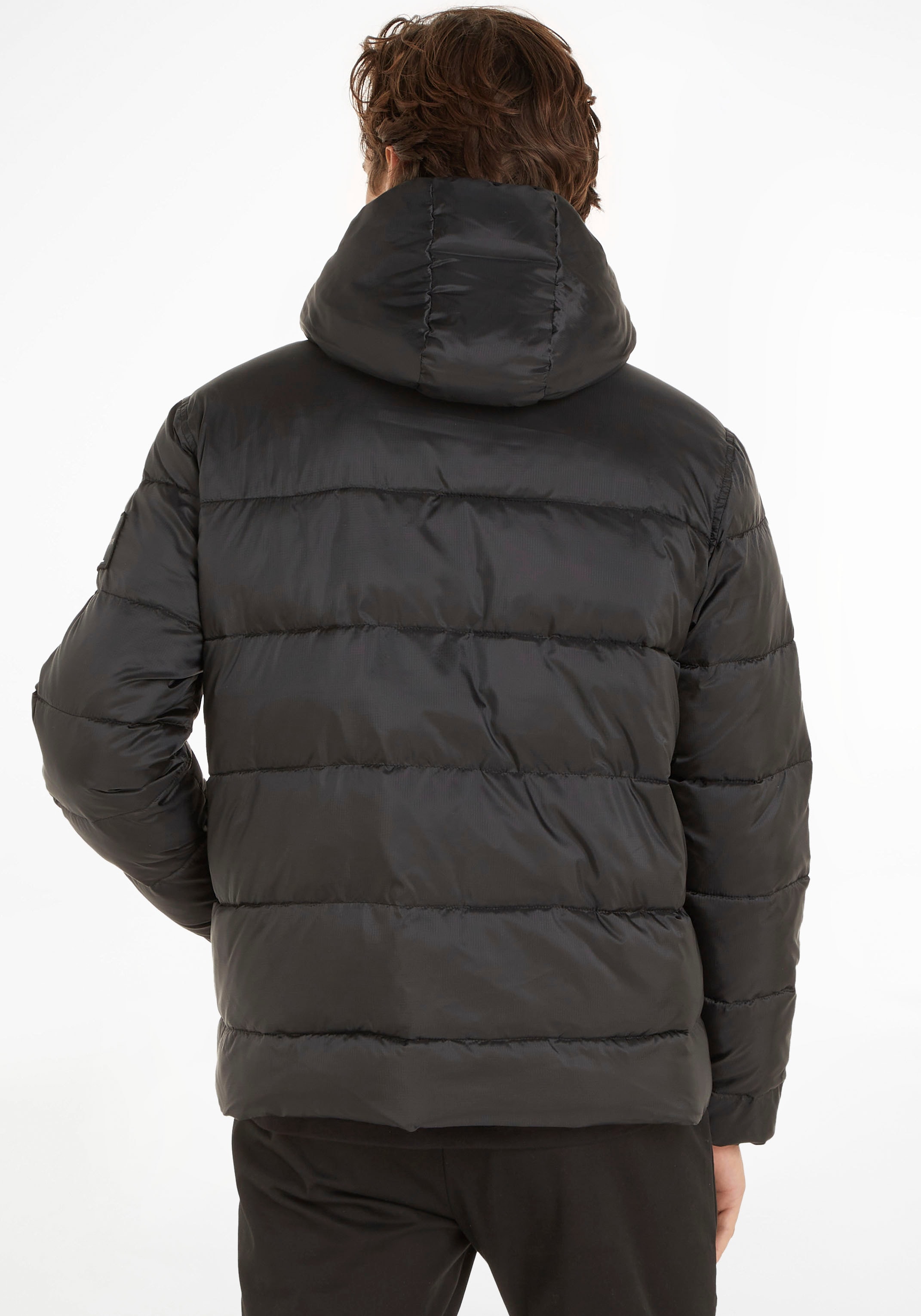 Calvin Klein Jeans Steppjacke »TRIM LW PADDED JACKET«, mit Kapuze