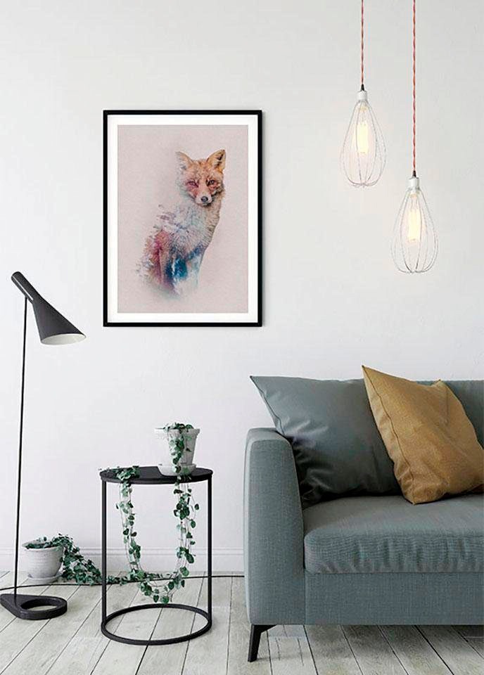 Komar Bild »Animals Forest Fox«, Tiere, (1 St.), Wandbild zur Dekoration - ohne Rahmen