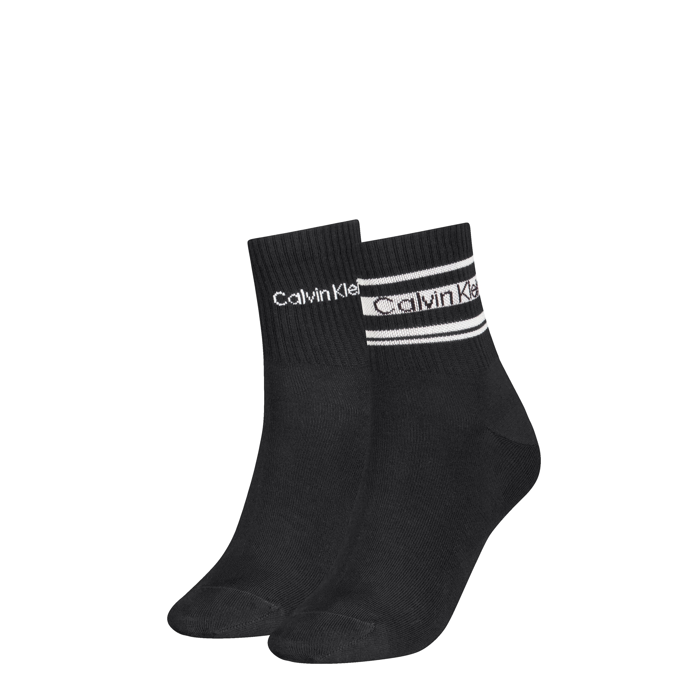 Calvin Klein Kurzsocken »CK WOMEN SHORT SOCK 2P SPORT STRIPE« 2 Paar, 