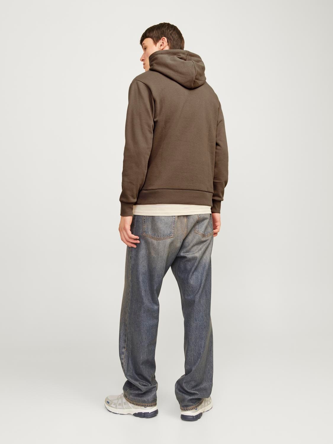 Jack & Jones Kapuzensweatshirt »JJECALEB VARSITY SWEAT HOOD NOOS«