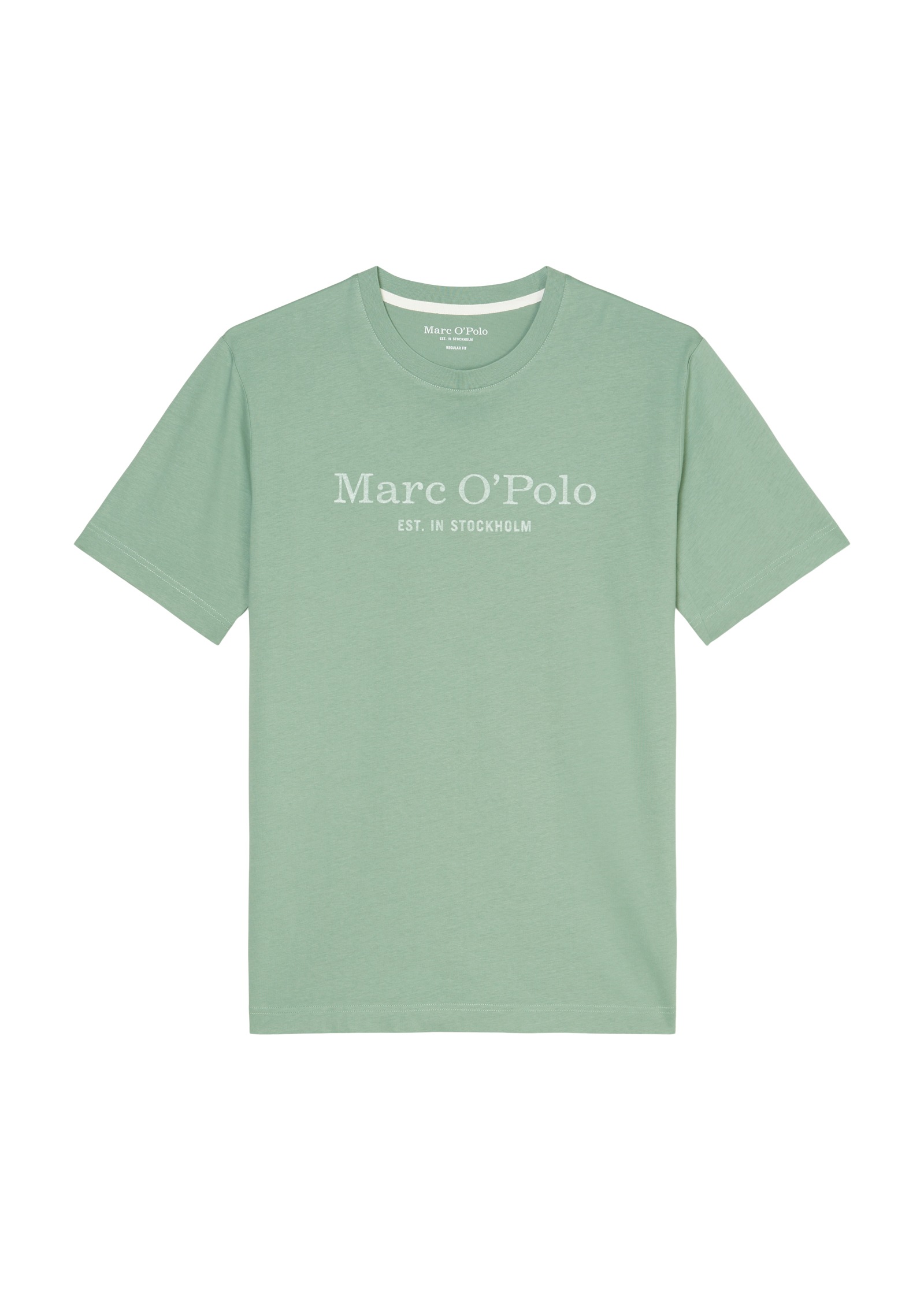 Marc O'Polo T-Shirt, mit tonigem Label-Print vorne