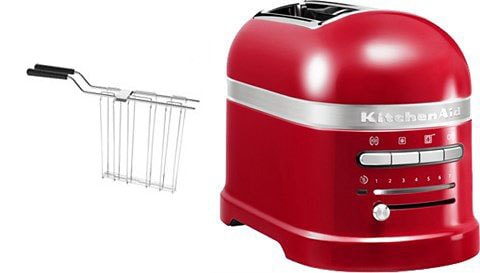 KitchenAid Toaster »Artisan 5KMT2204EER EMPIRE ROT«, 2 kurze Schlitze, für 2 Scheiben, 1250 W, mit Sandwichzange