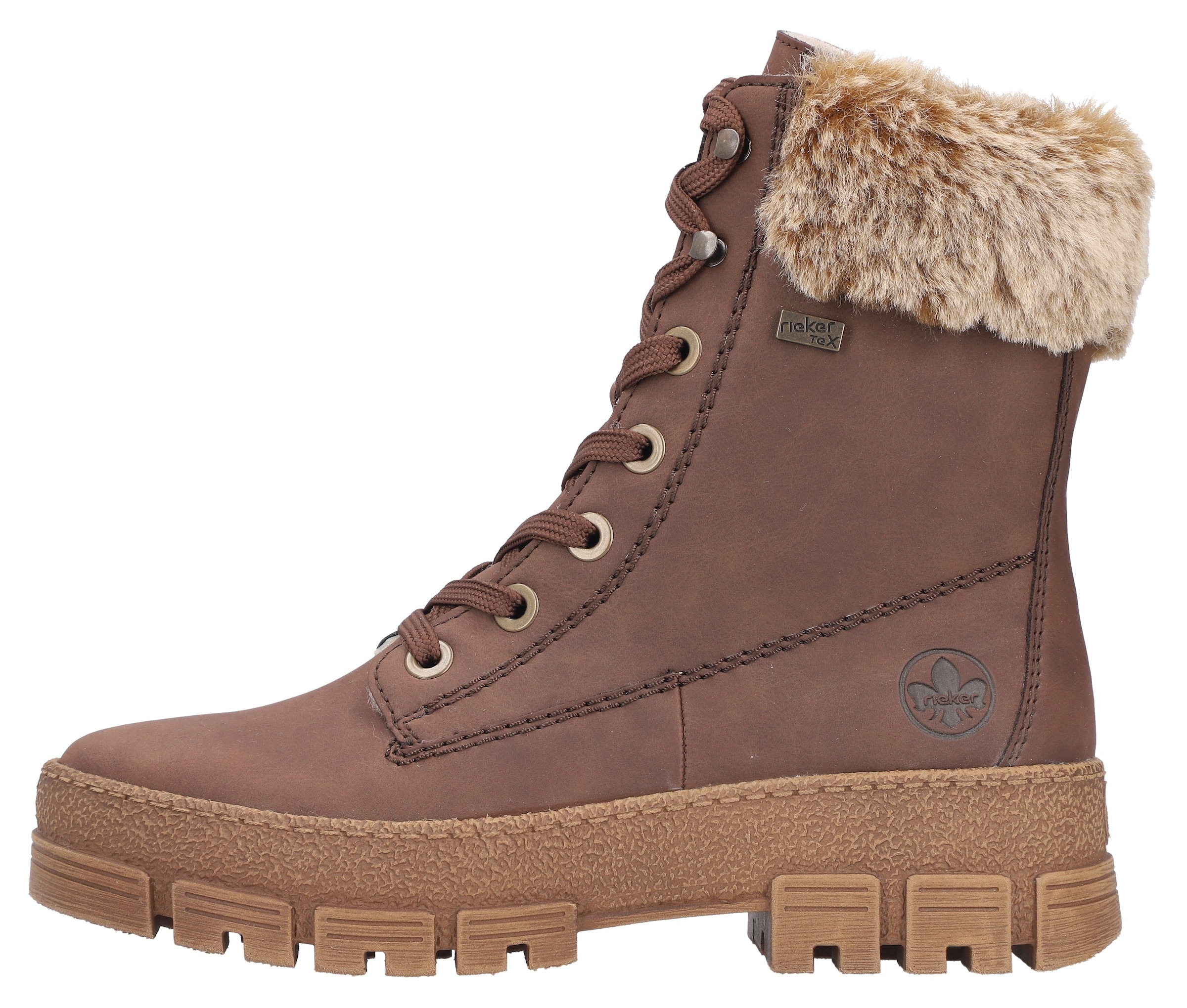 Rieker Winterstiefelette  Winterboots, Plateauboots mit wasserabweisender riekerTEX-Membran