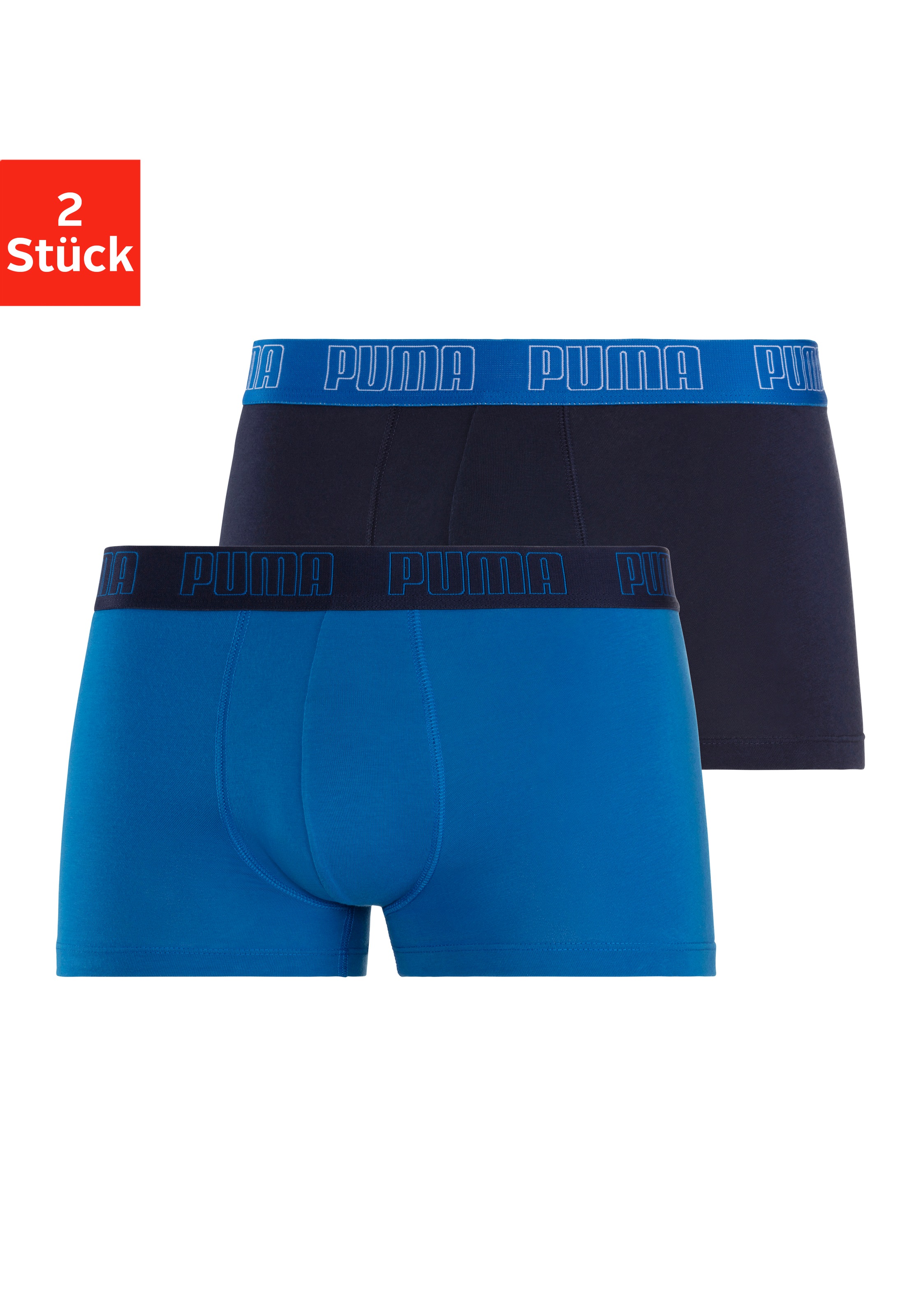 PUMA Hipster, (2 St.), mit kontrastfarbigem Webbund