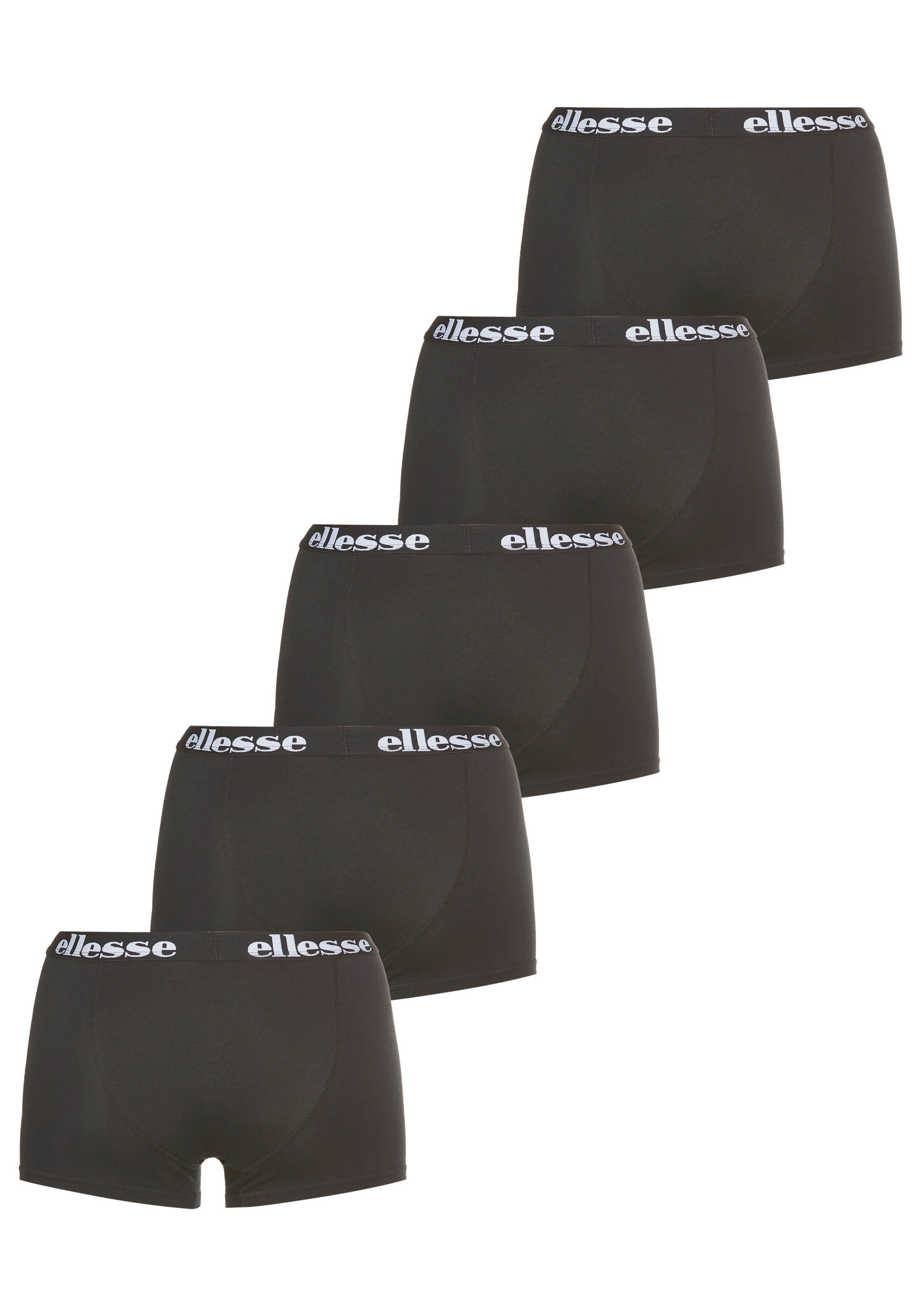 Ellesse Boxershorts 5 Stk. tlg. in schwarz, Größe 128/134 (8/9)
